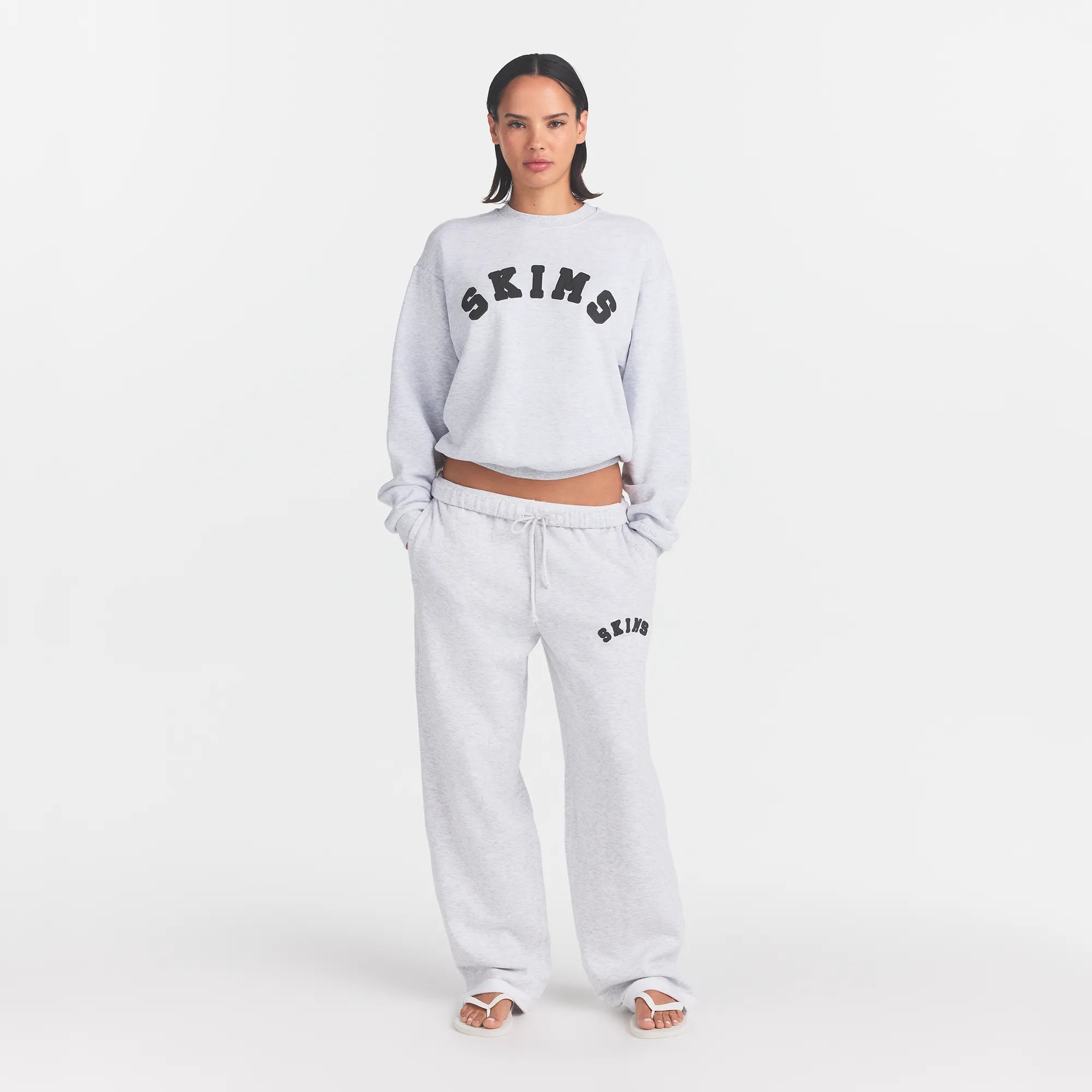 Cotton Fleece Logo Classic Crewneck