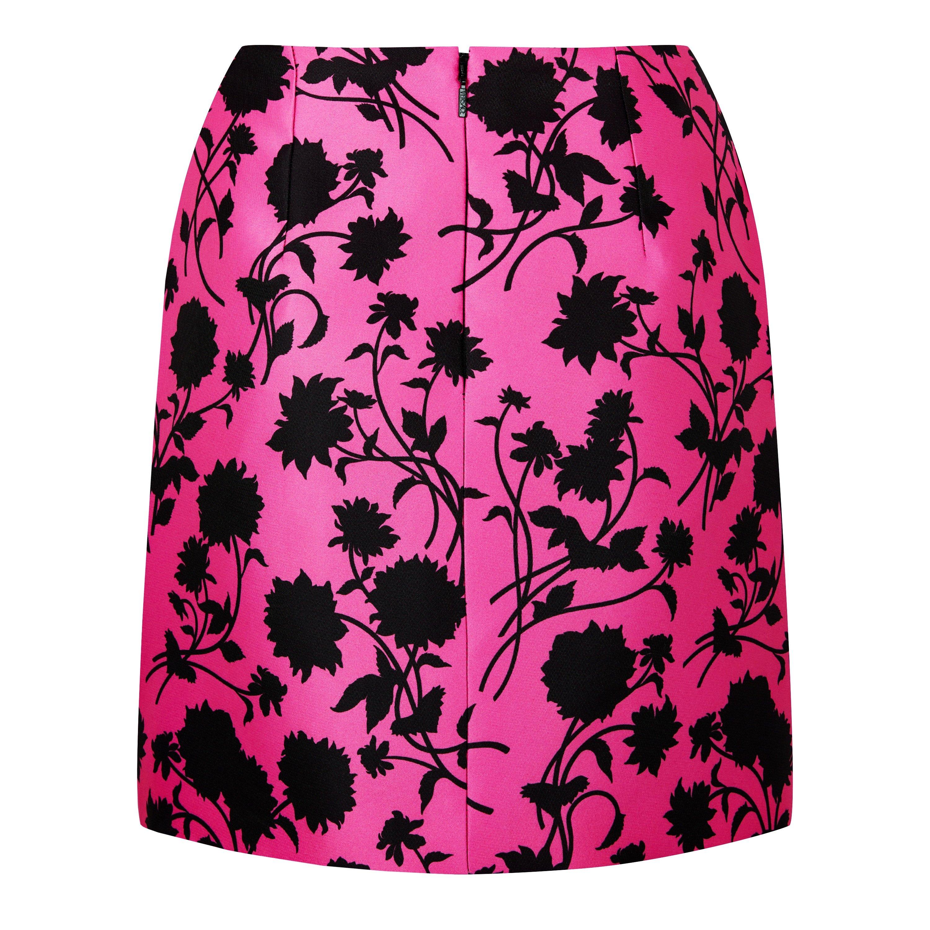 Floral Print Mini Skirt