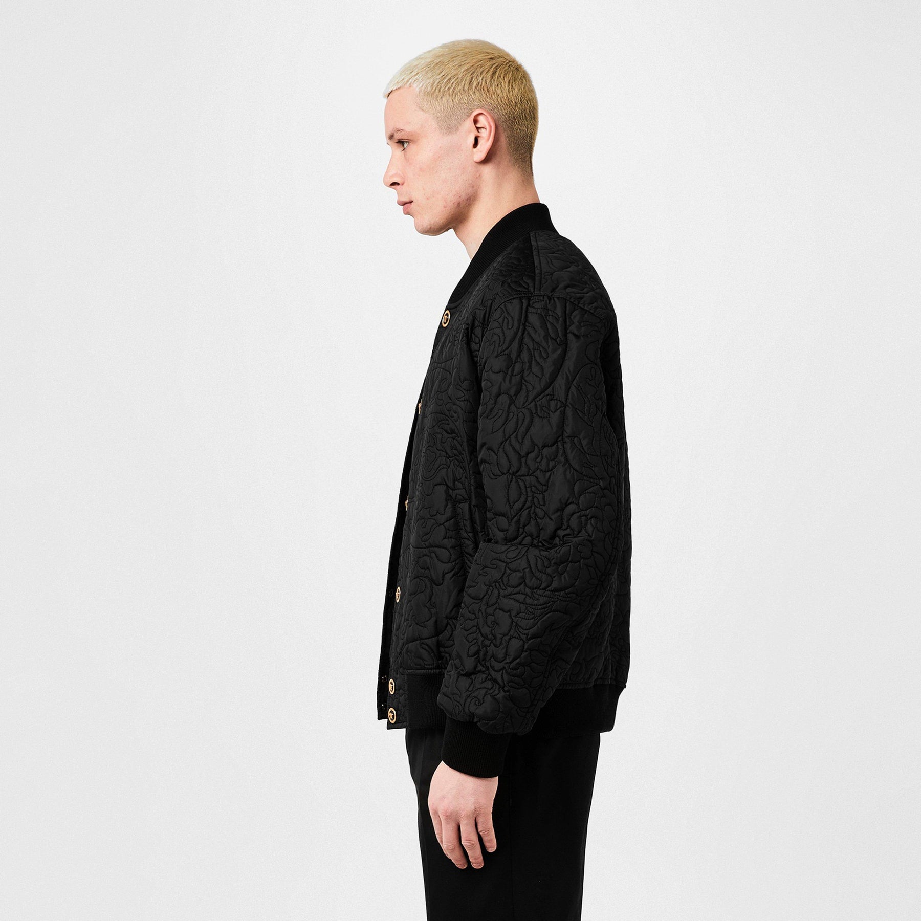 Baroque Quilted Bomber Jacket