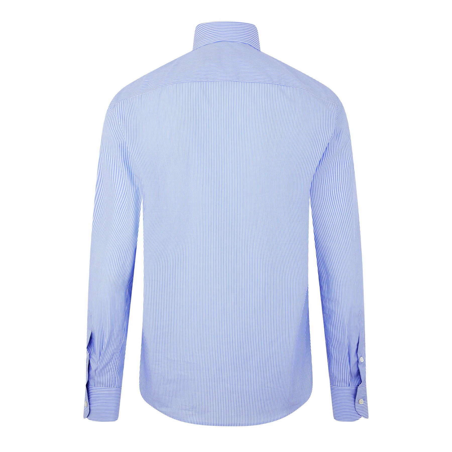 Embroidered V-Logo Signature Striped Shirt