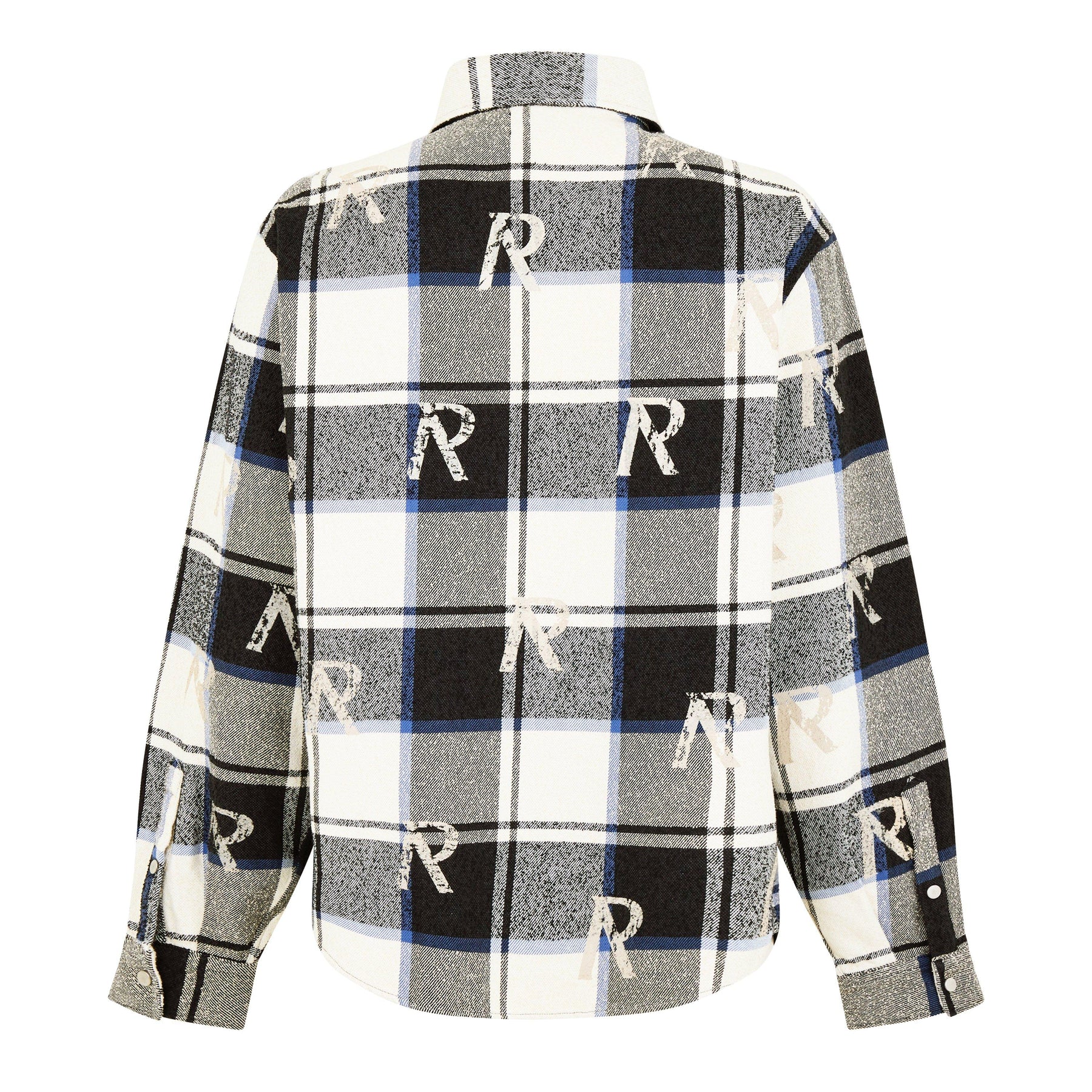 All Over Initial Flannel Shirt