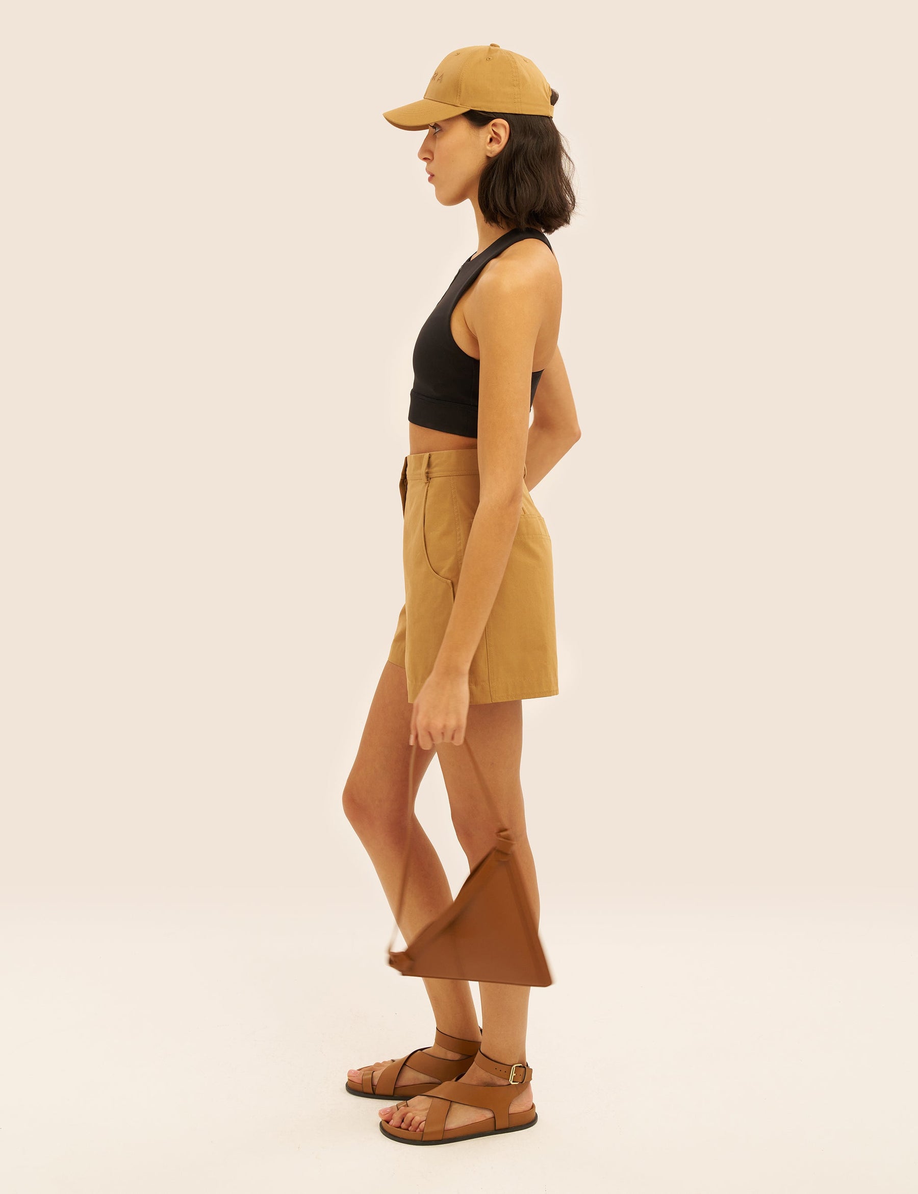 Patched Shorts