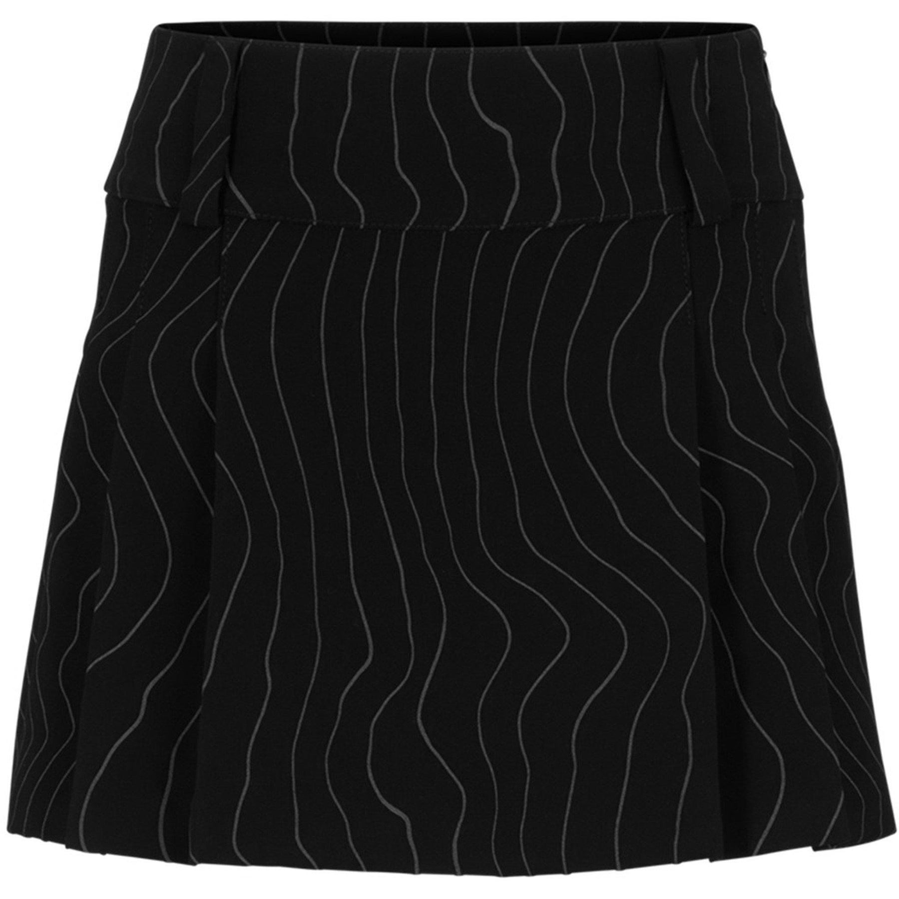 X Bella Poarch Pinstripe Mini Skirt
