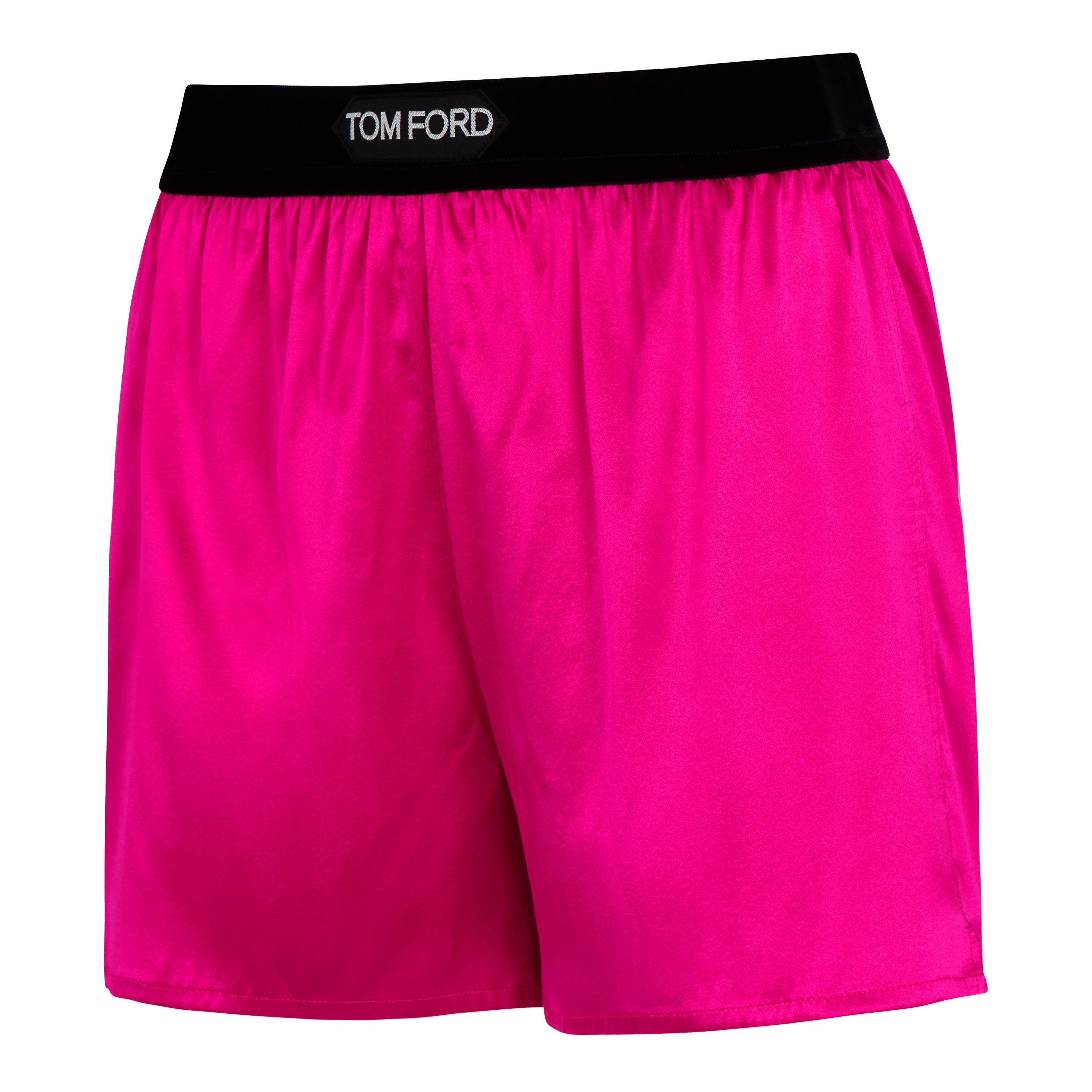 Logo Waistband Silk Boxers