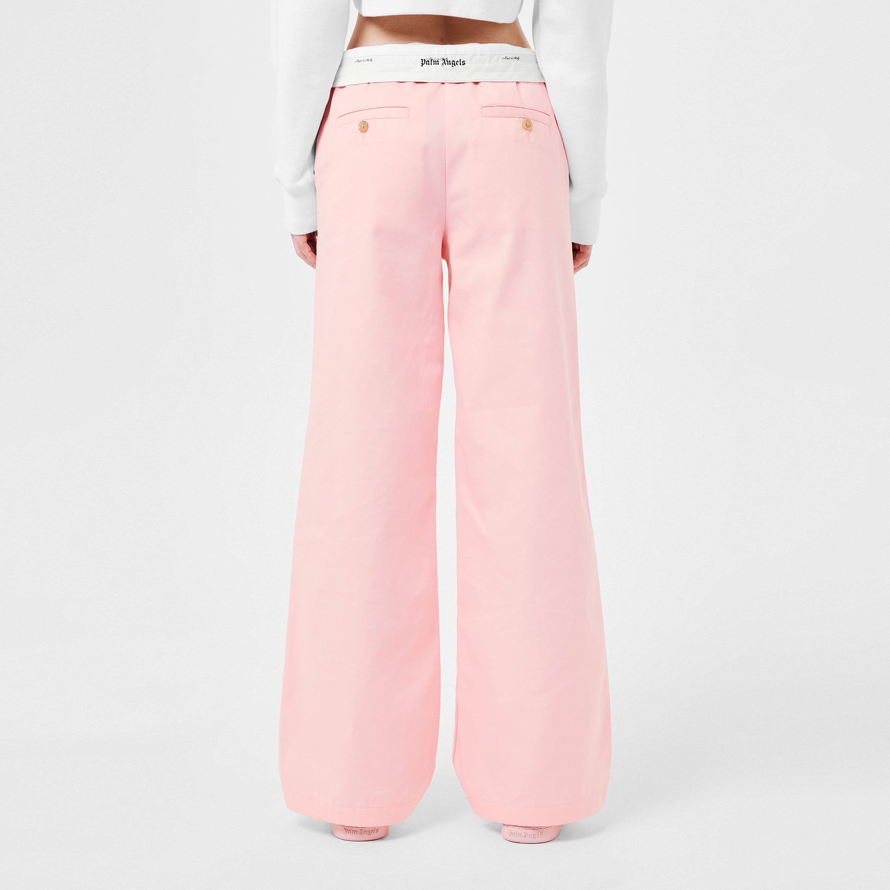 Reversed Waistband Chino Pants