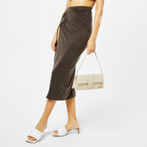La Espel Split Midi Skirt