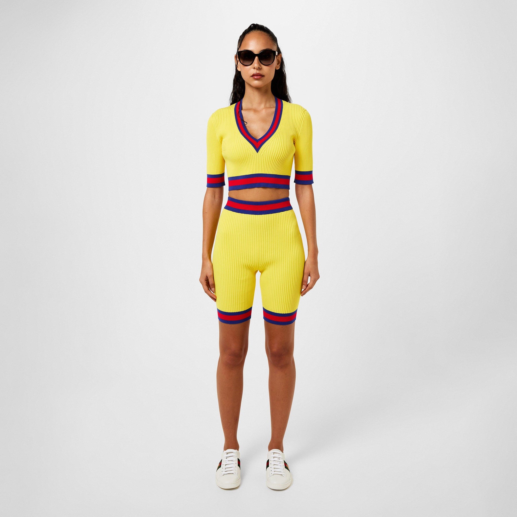 Web Ribbed Shorts