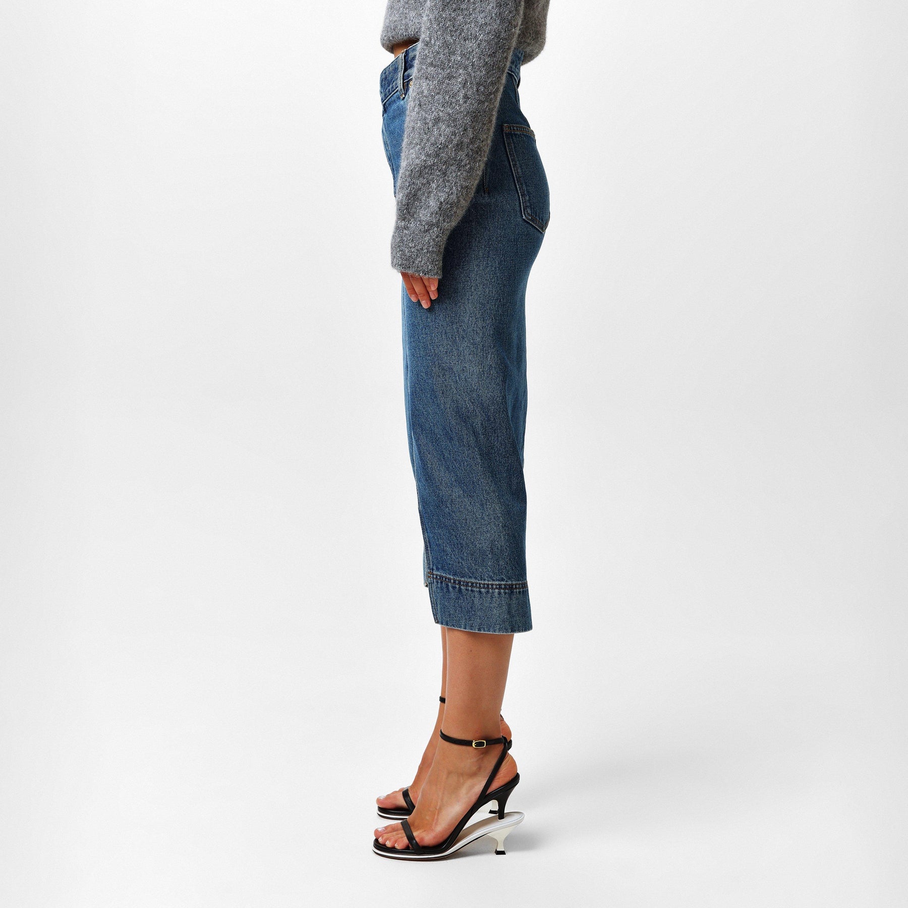 La Jupe De-Nimes Midi Skirt