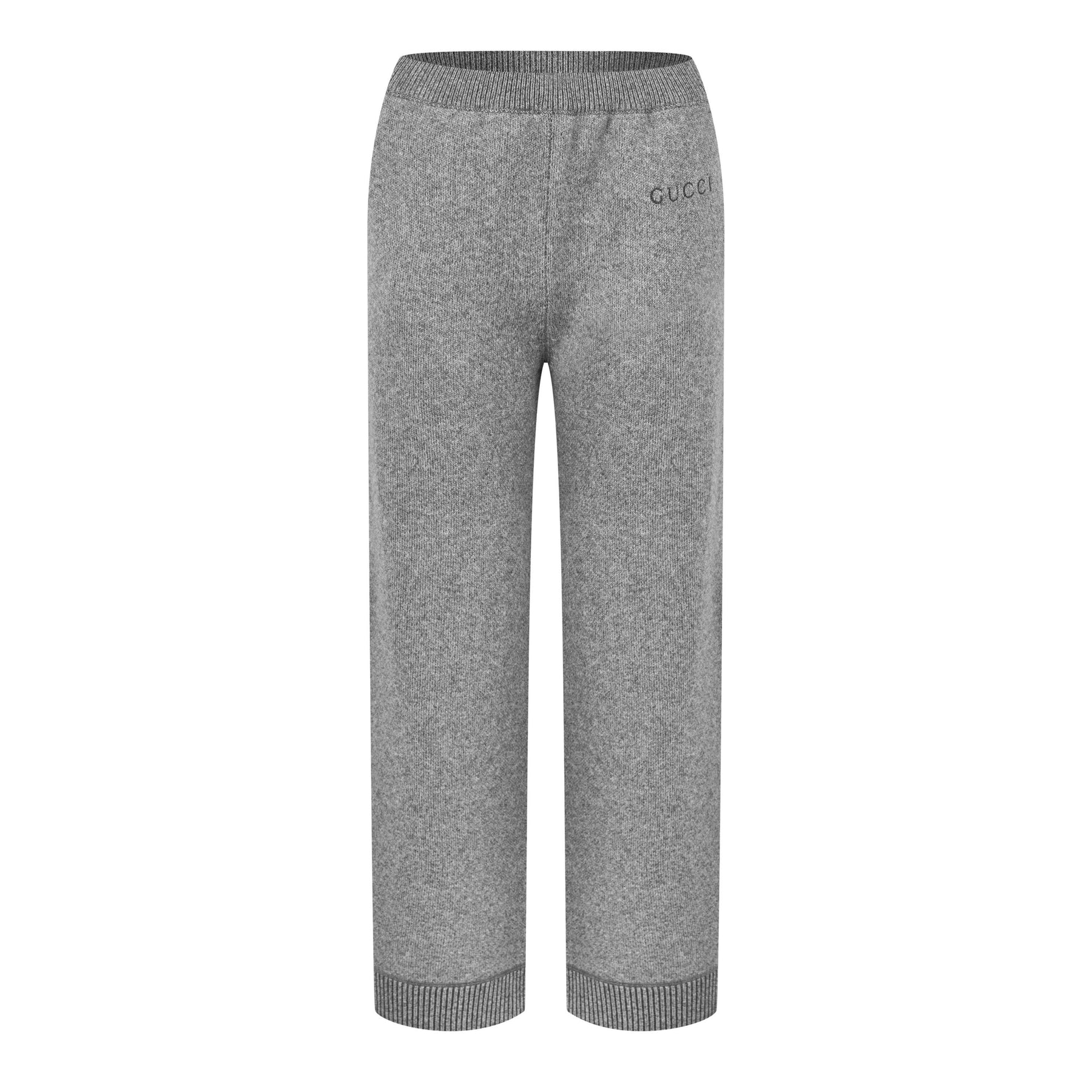Women's Plain Wool Straight Leg Joggers
