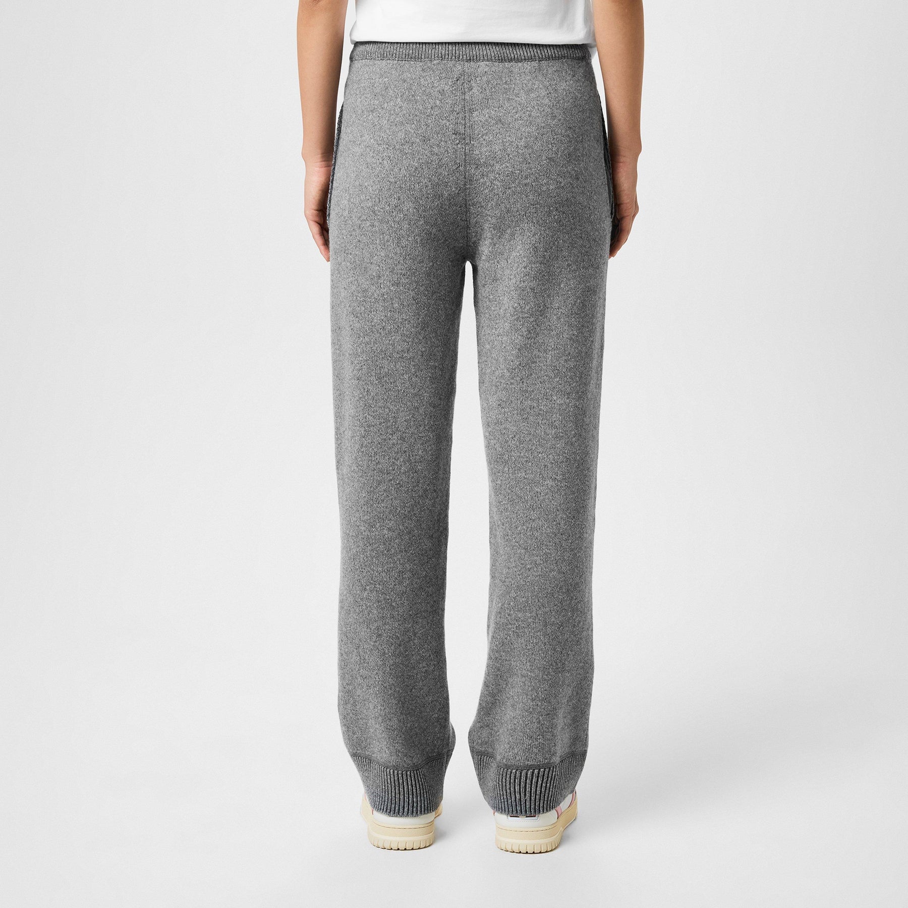 Women's Plain Wool Straight Leg Joggers