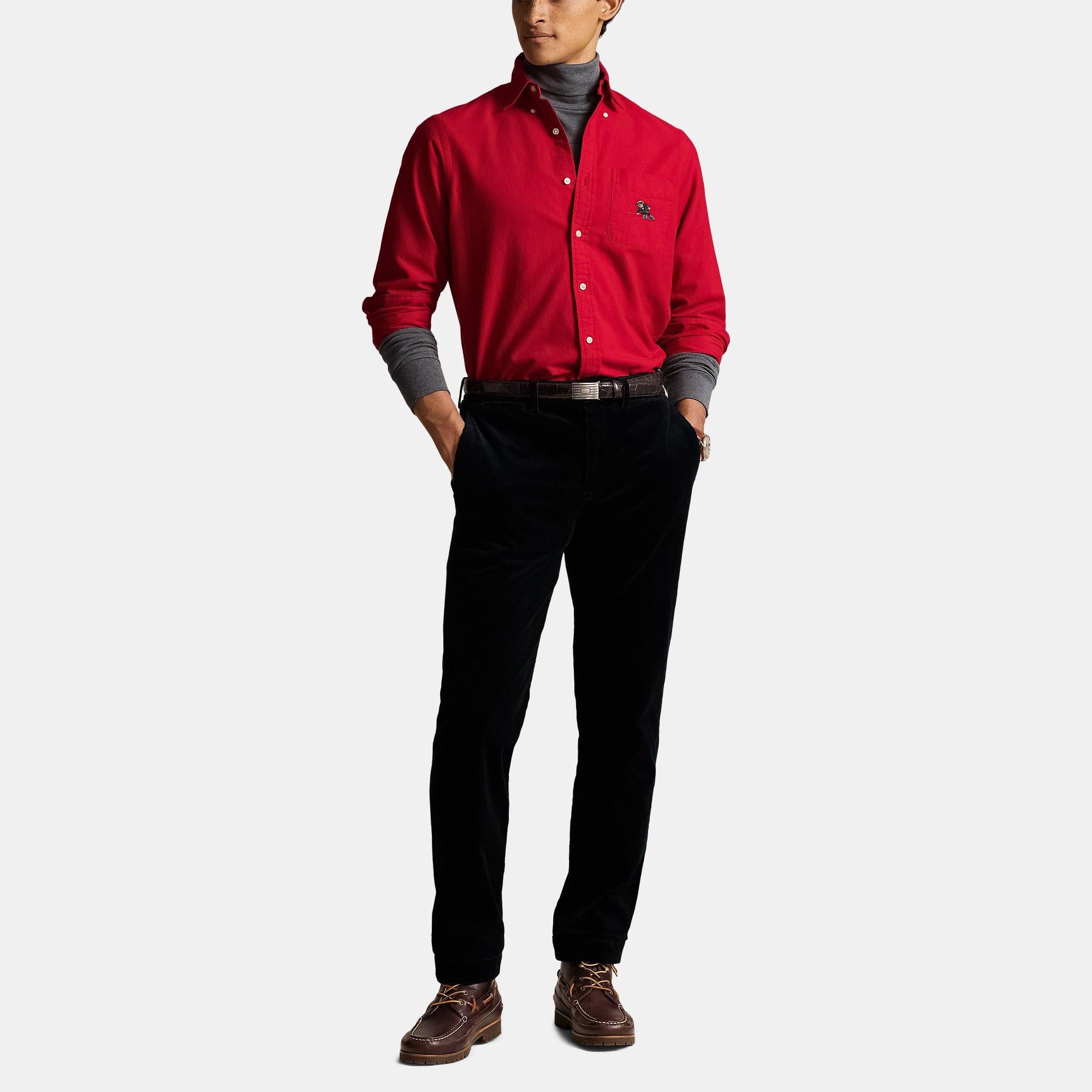 Brushed Polo Bear Oxford Shirt