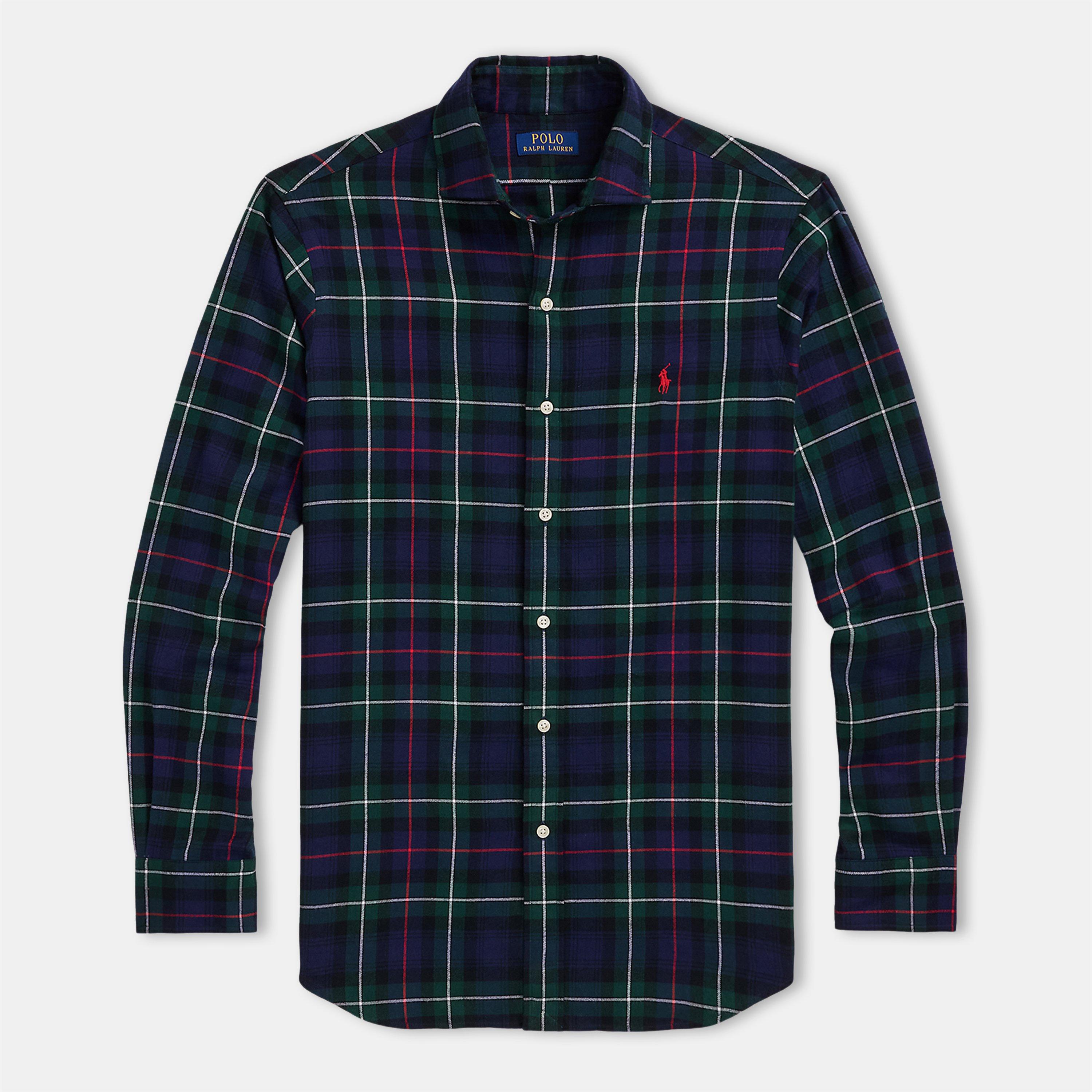 Twill Checked Long Sleeve Shirt