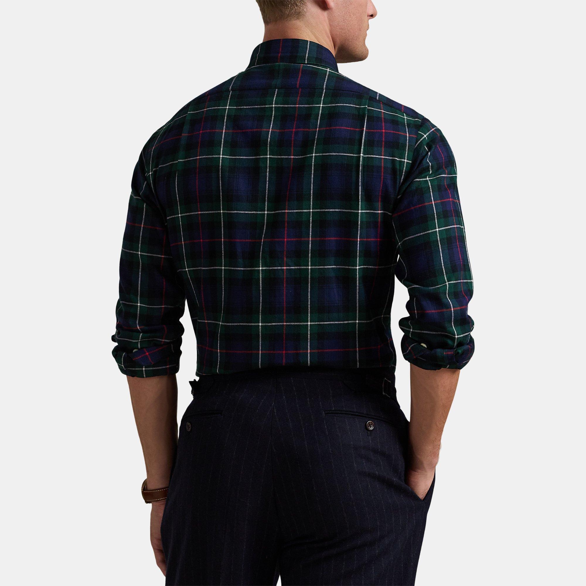 Twill Checked Long Sleeve Shirt