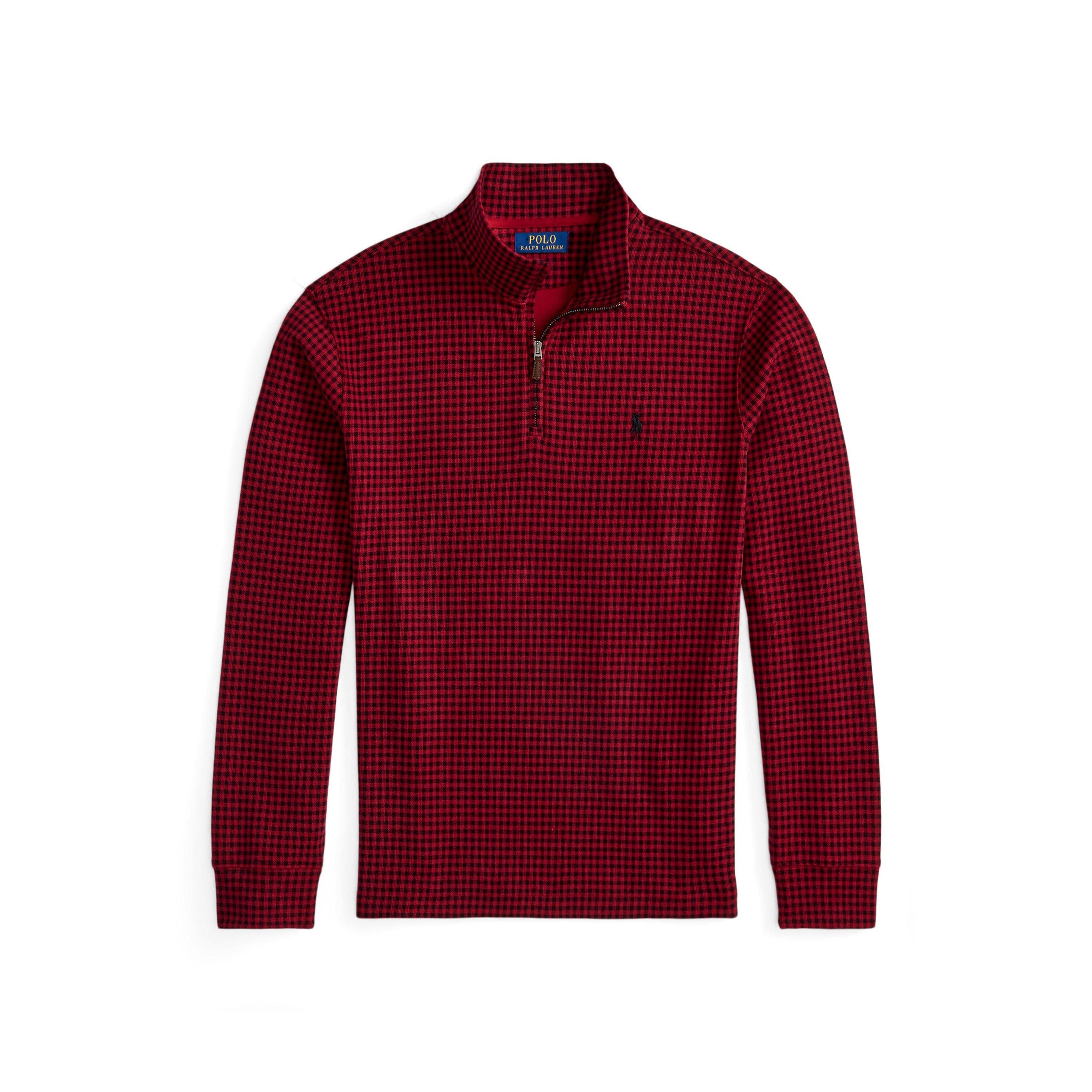 Plaid Estate 1/4 Zip Sweatshirt
