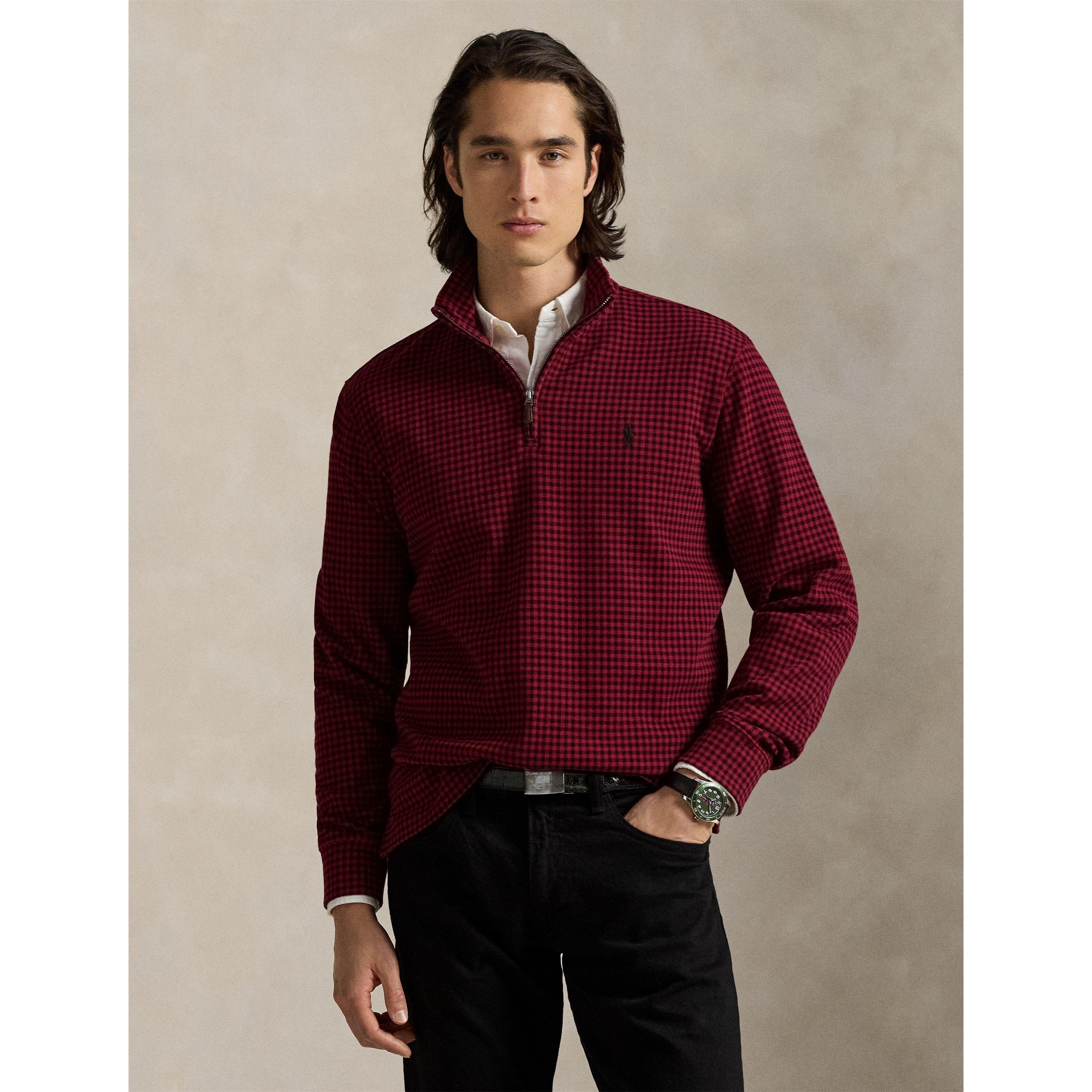 Plaid Estate 1/4 Zip Sweatshirt