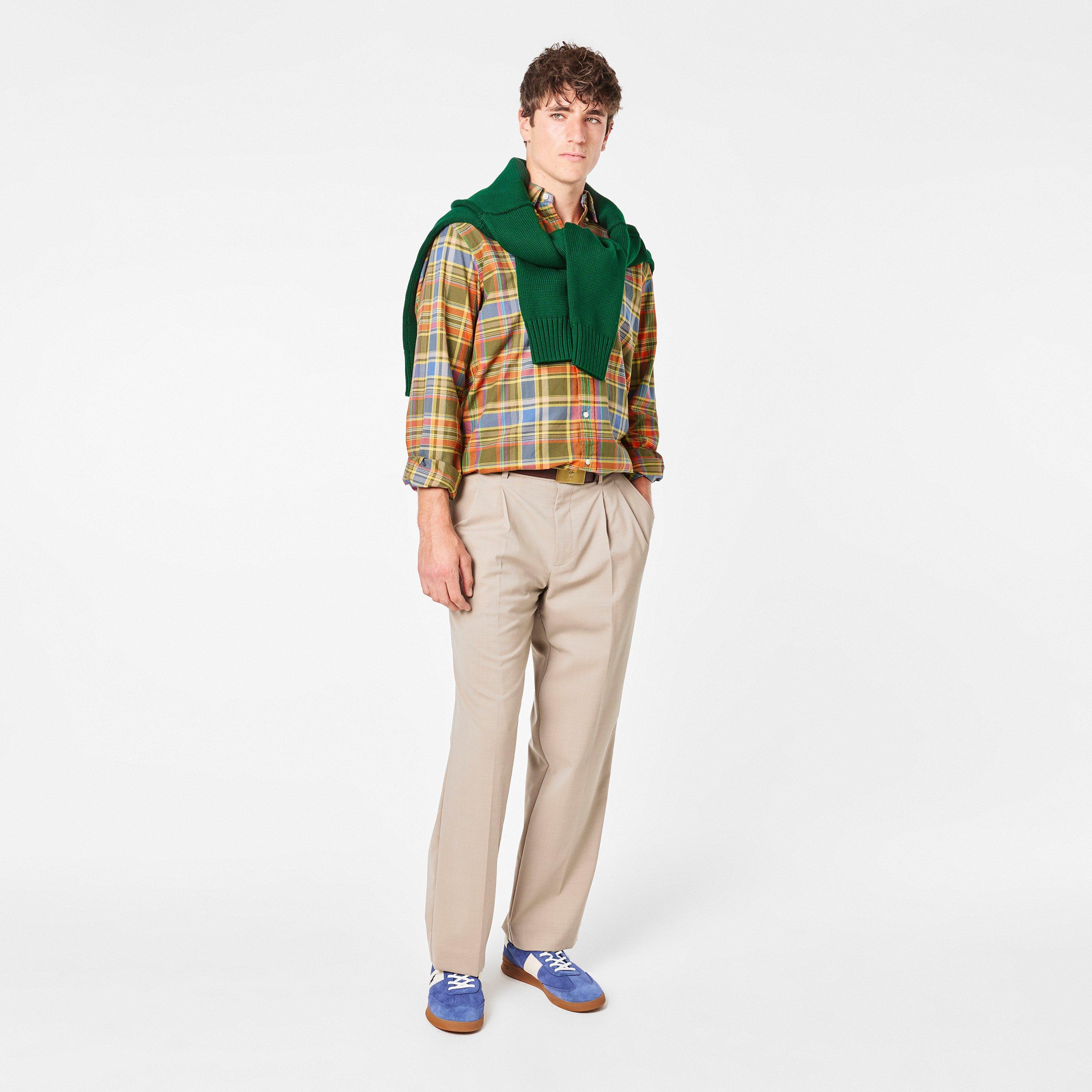 Oxford Check Long Sleeve Shirt