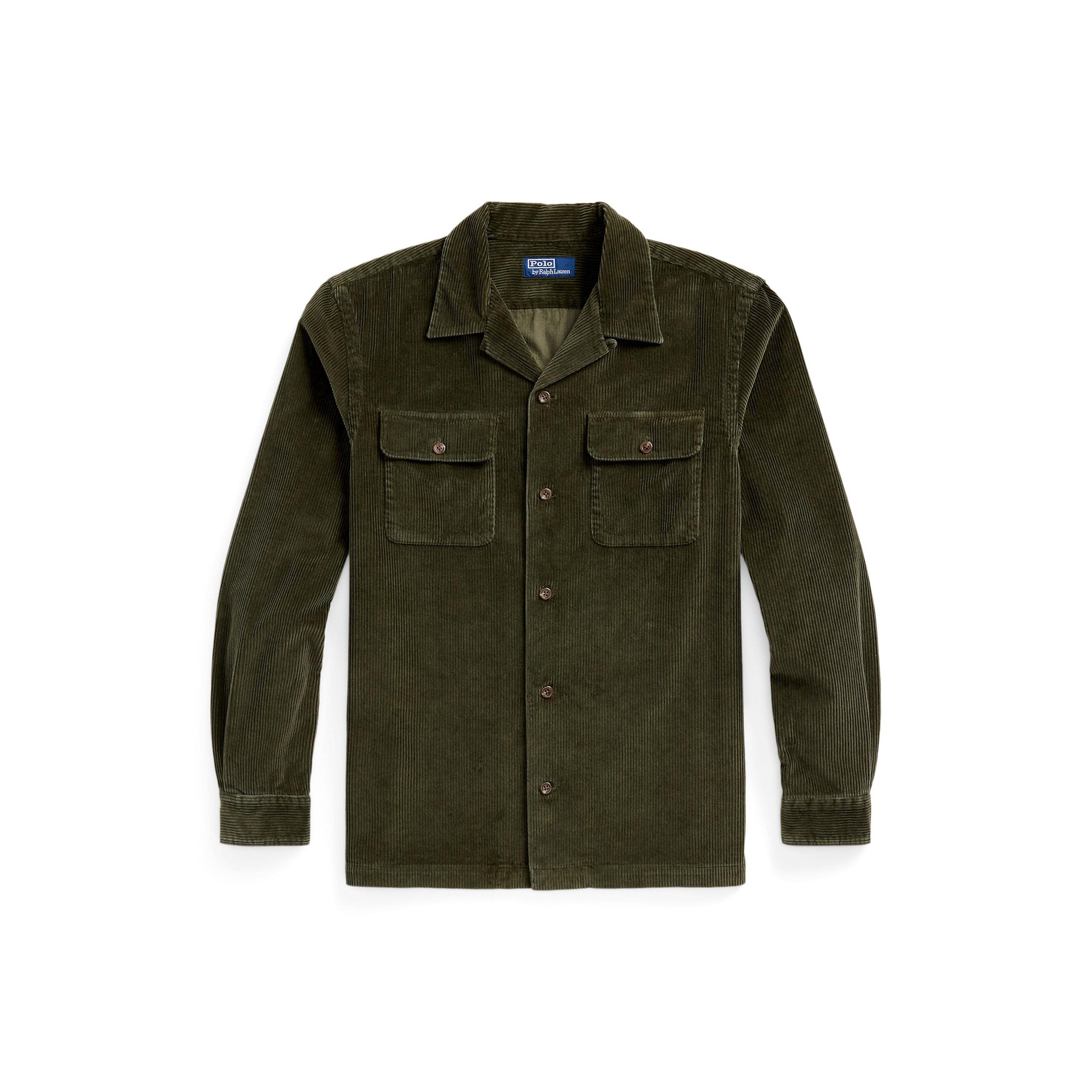 Wide-Wale Cord Overshirt