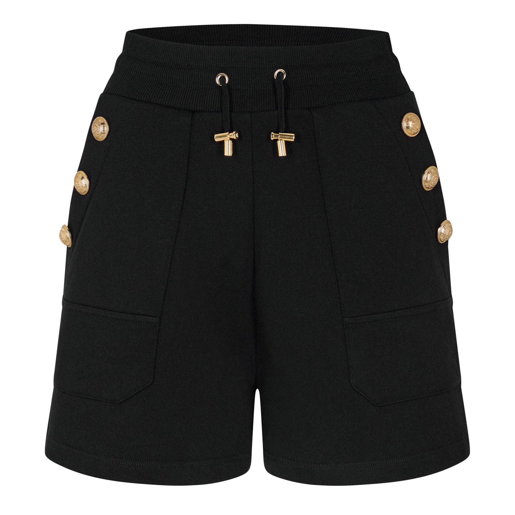 Six Button Jersey Shorts