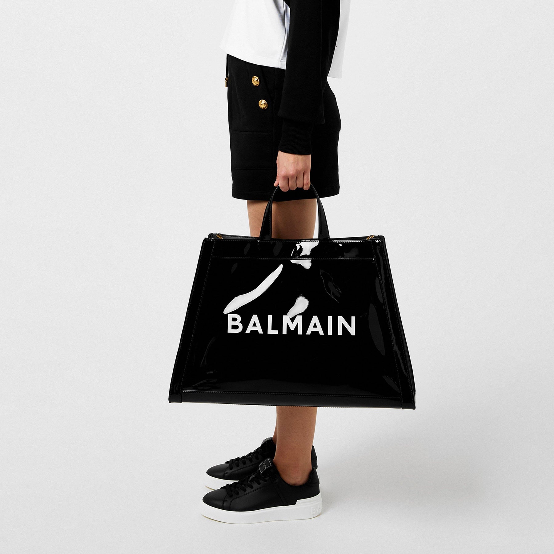 Six Button Jersey Shorts