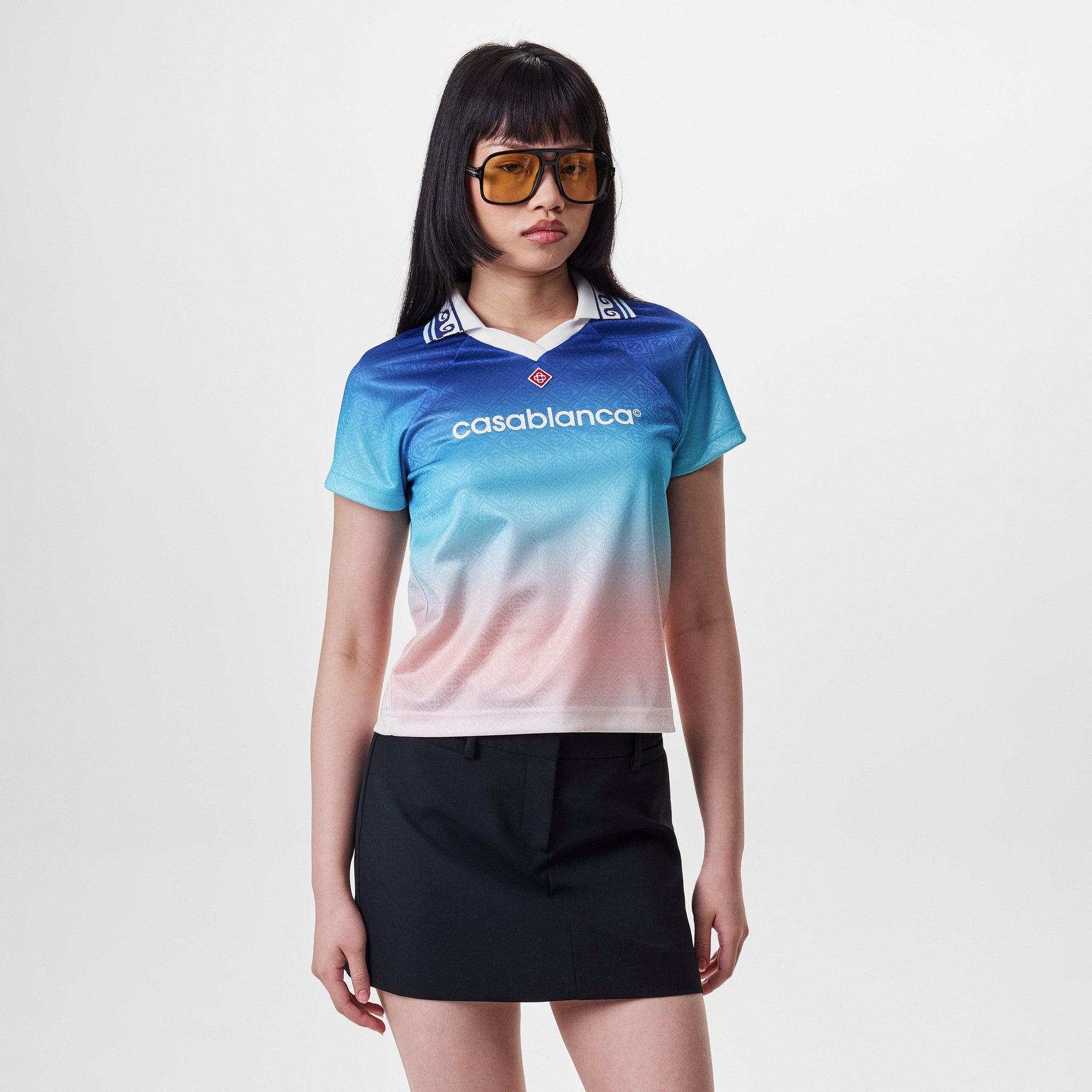 Jacquard Gradient Football Shirt