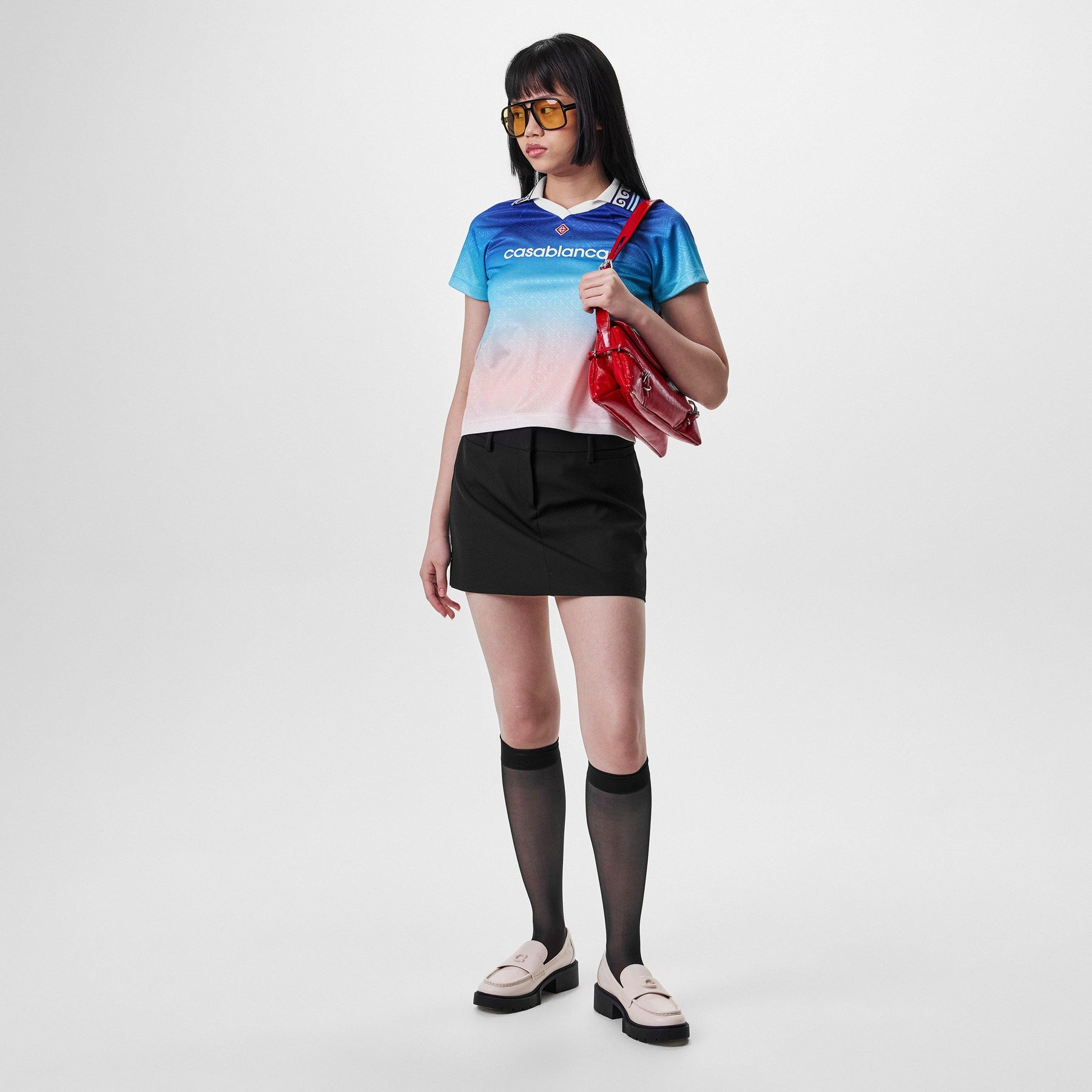 Jacquard Gradient Football Shirt
