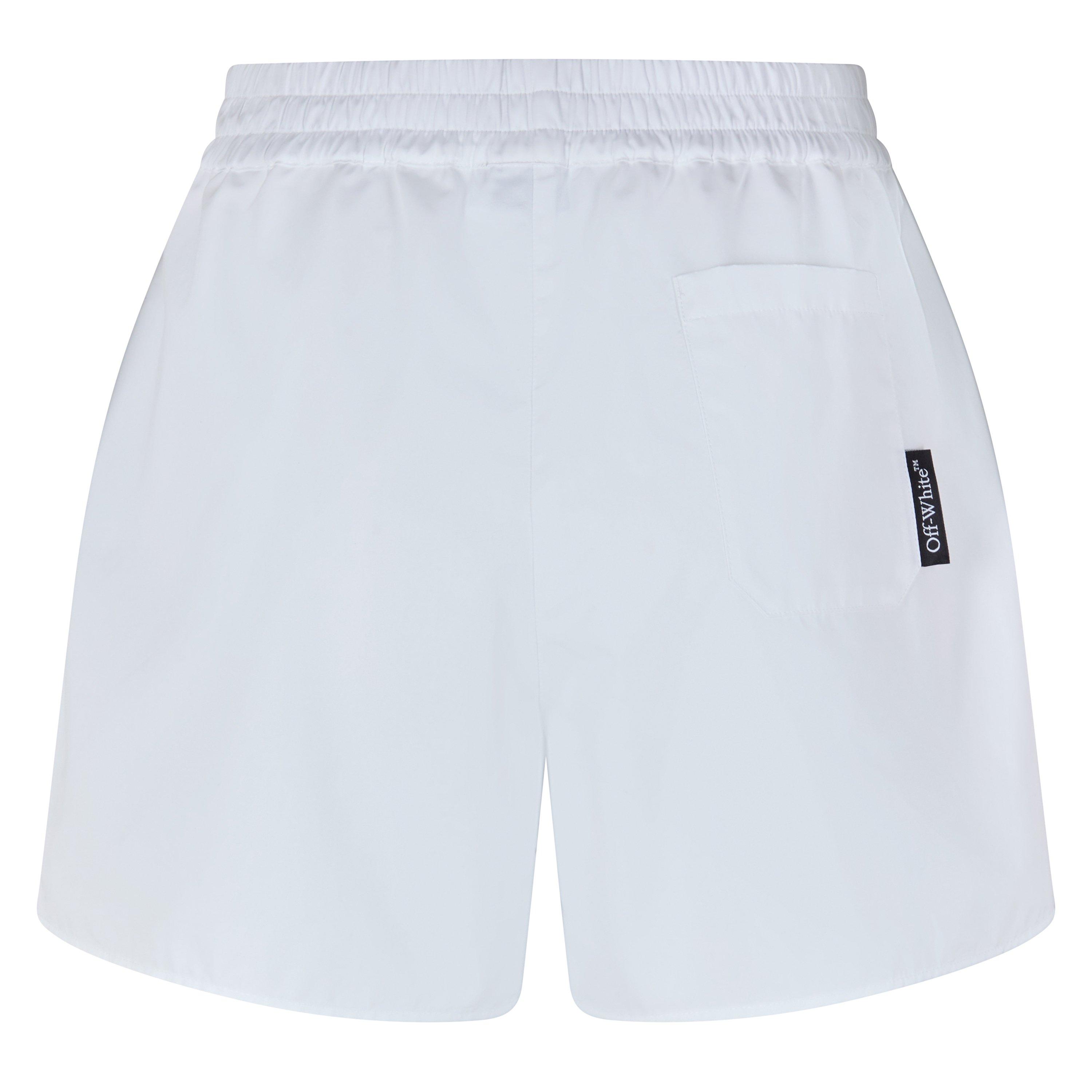 Poplin Knee-Length Woven Tracksuit Shorts