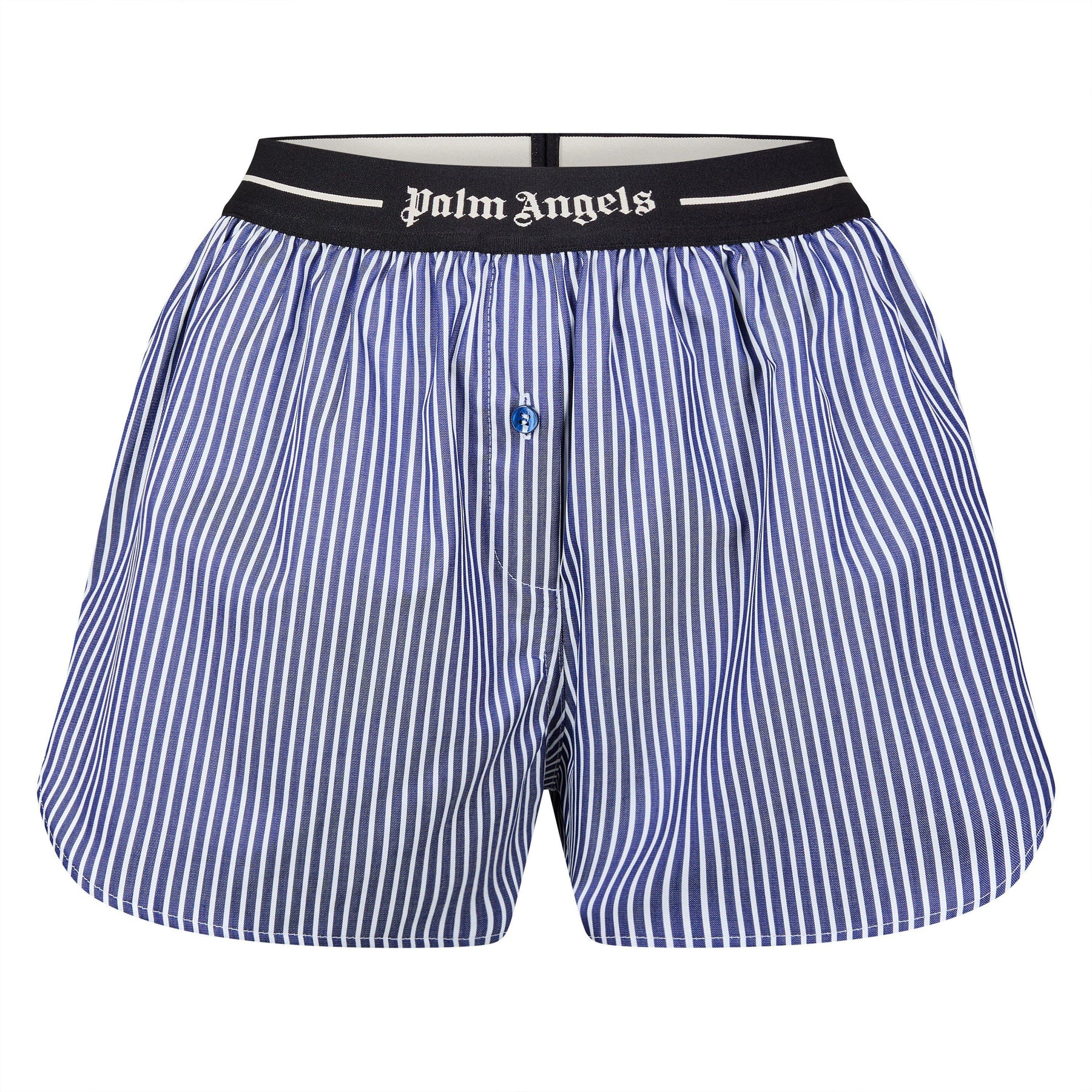 Logo Band Striped Shorts