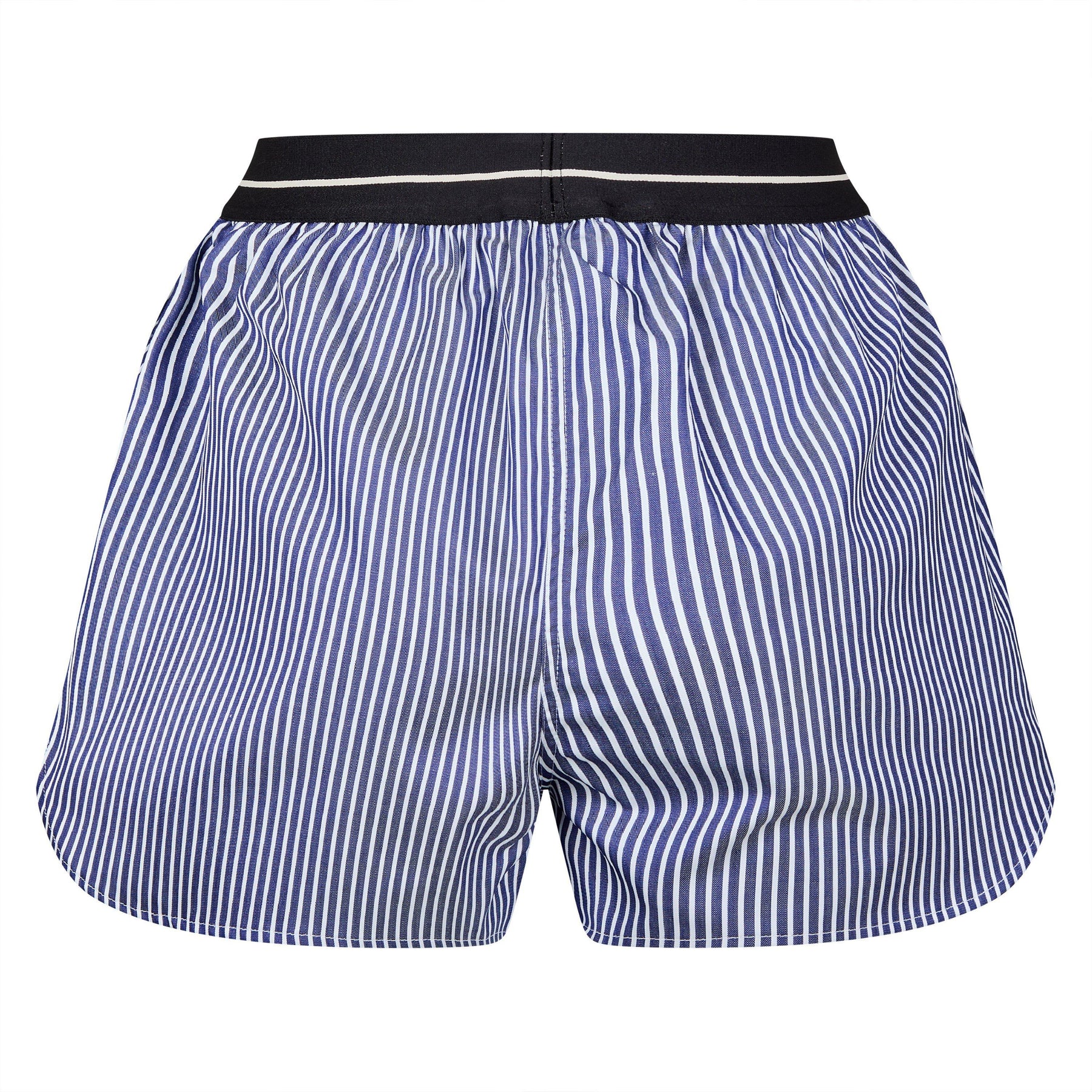 Logo Band Striped Shorts