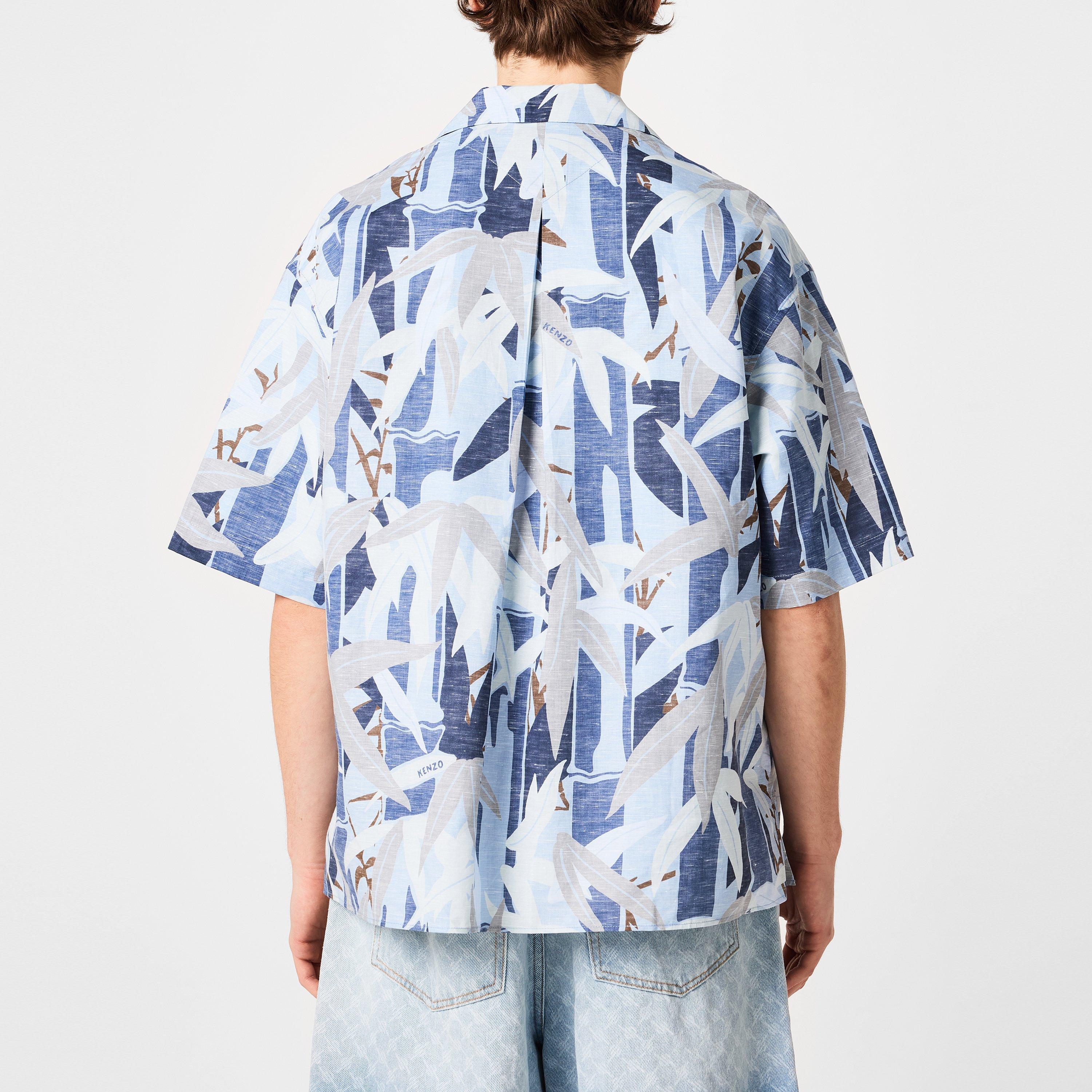 Men's Hawaiian Short-Sleeve Patterned Shirt