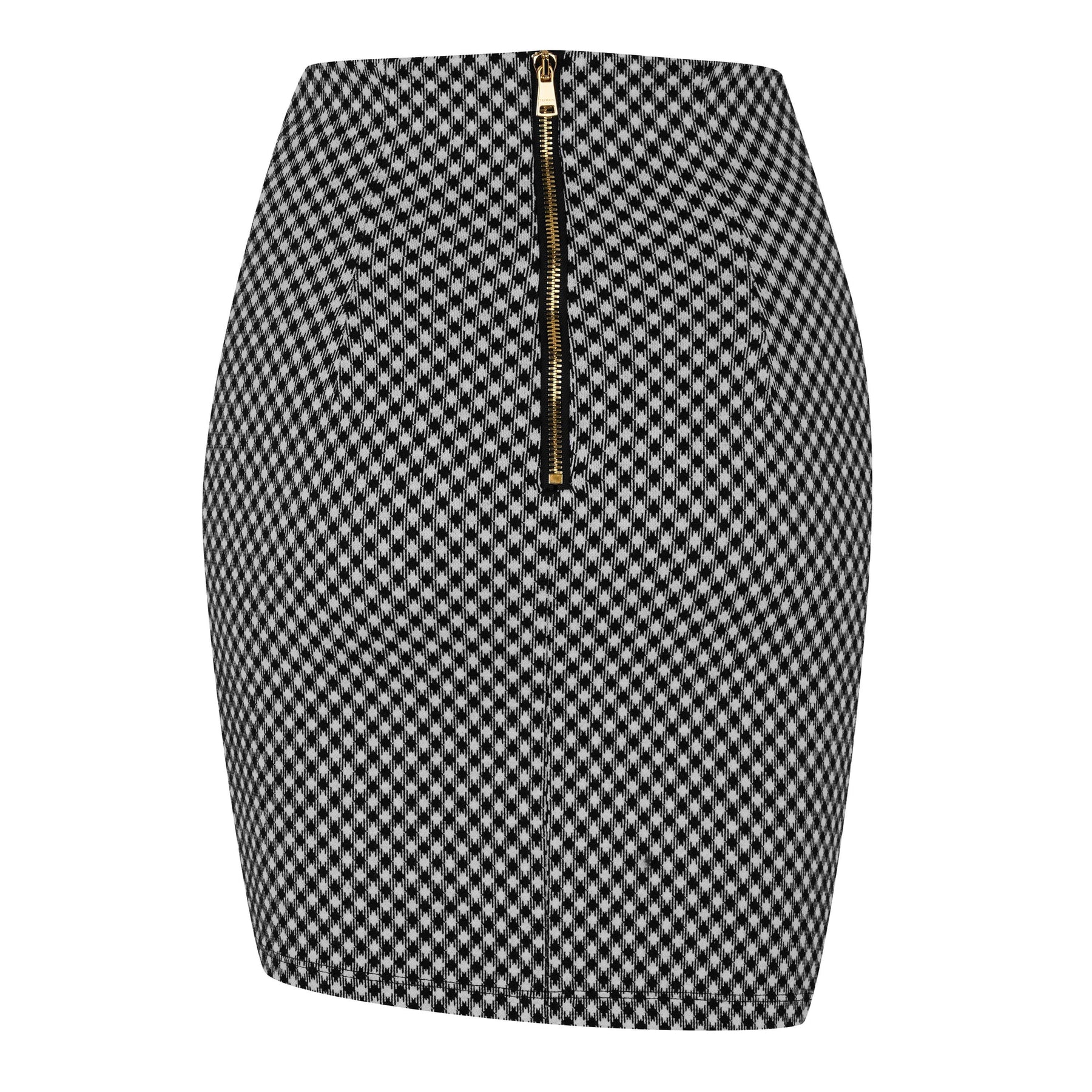 Ruched Crosshatch Midi Skirt