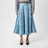 Lamé Butterflies Brocade Skirt.