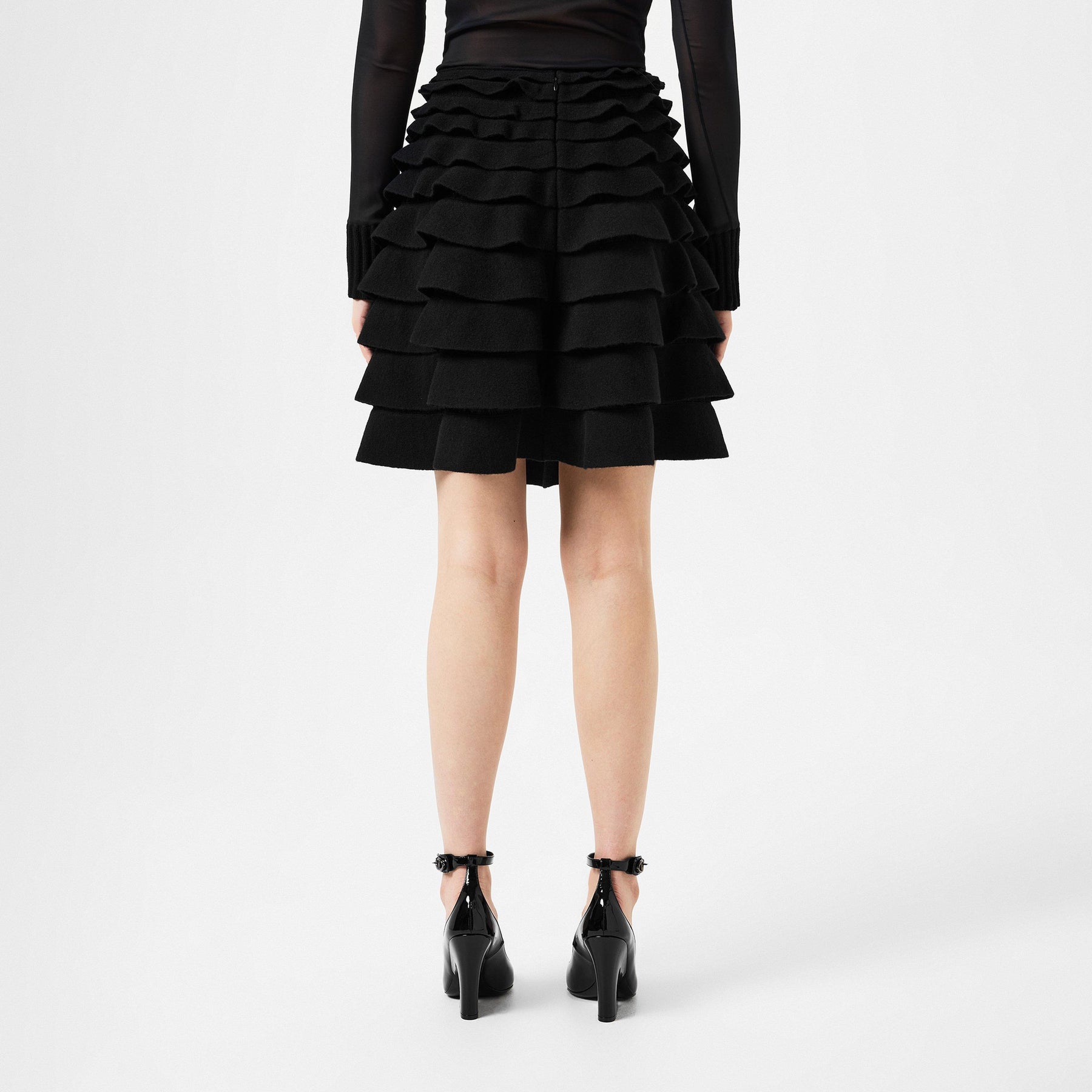 Short Knit Skirt