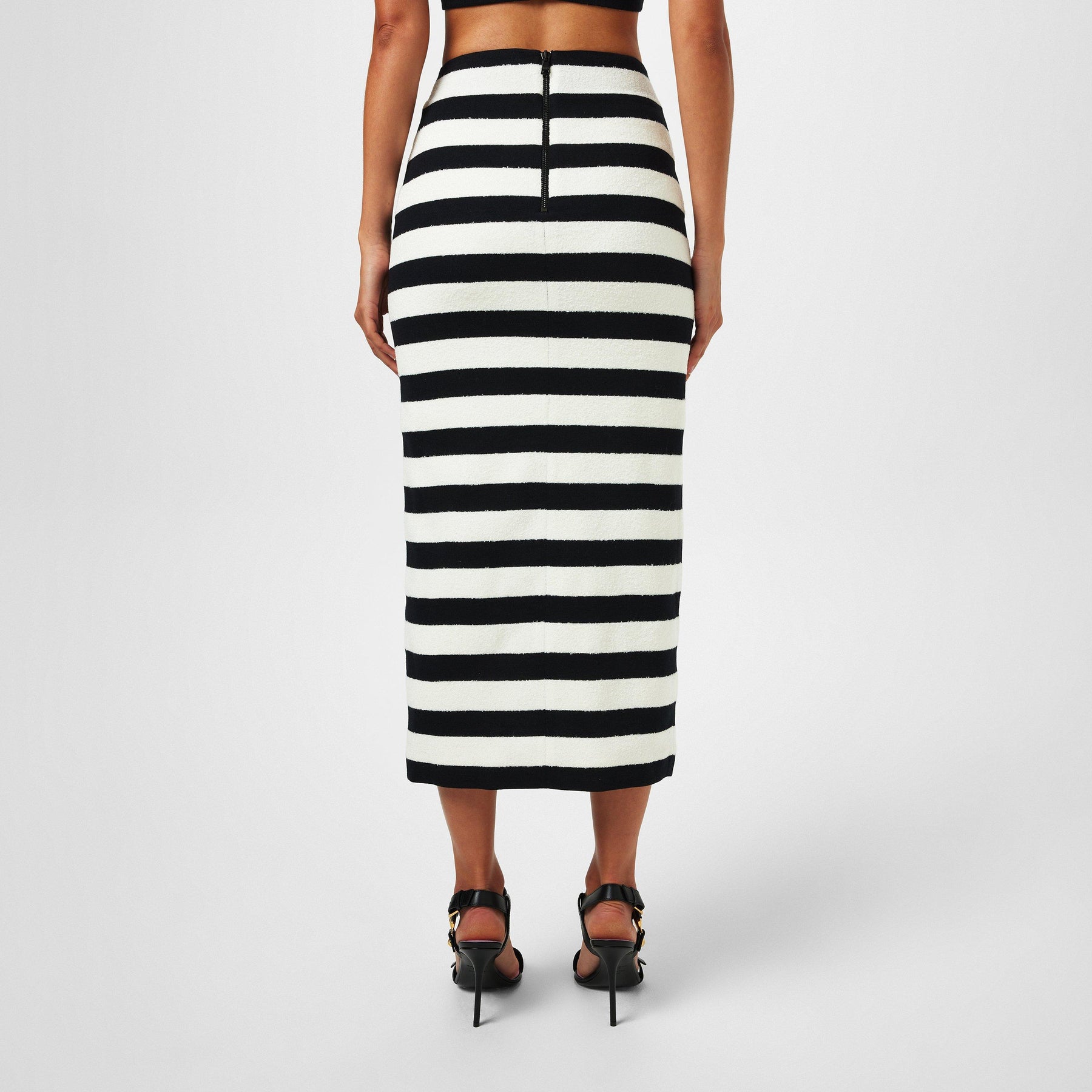 Striped Jersey Skirt