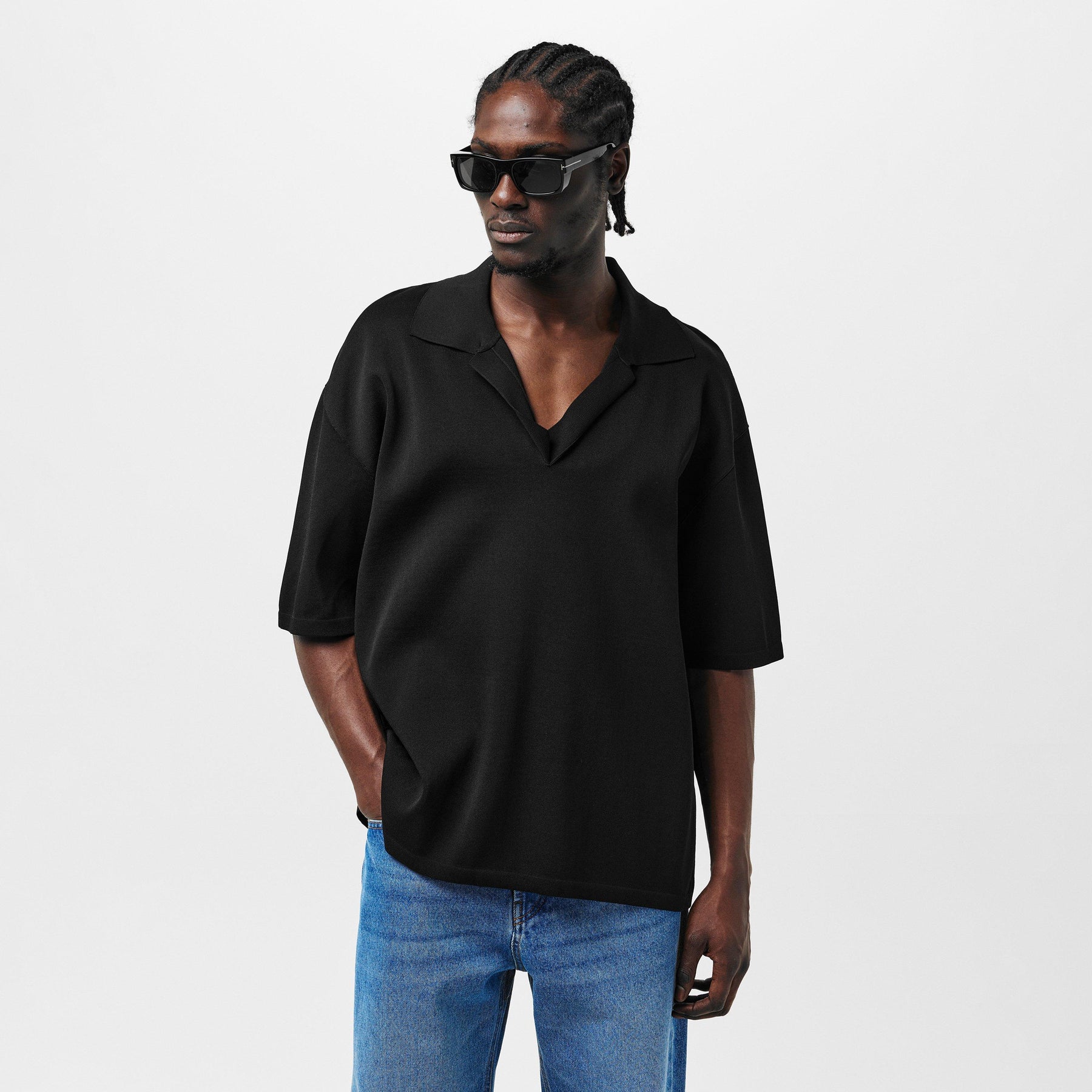 Ami Knit Polo Sn51
