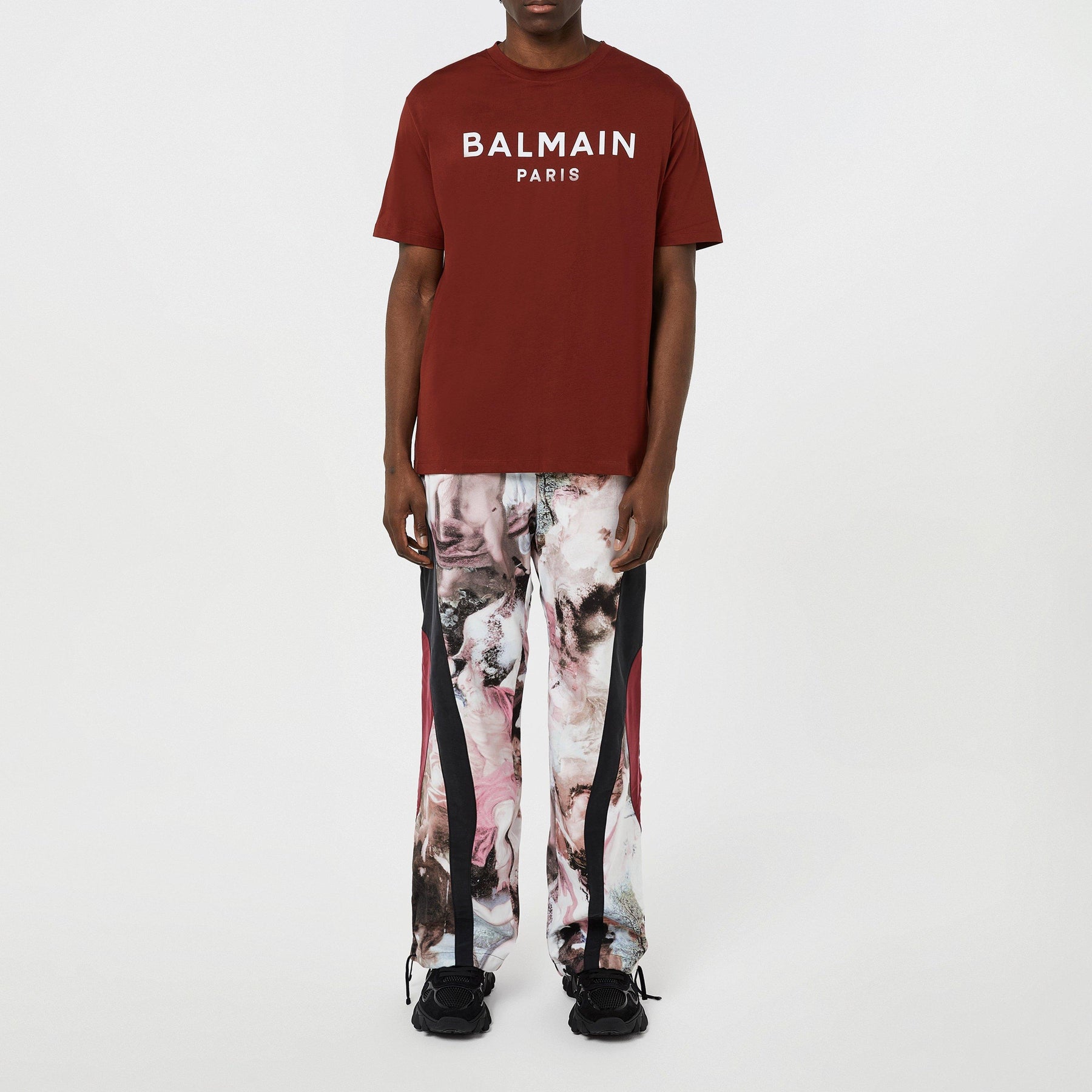 Men's Paris Print Logo Cotton T-Shirt