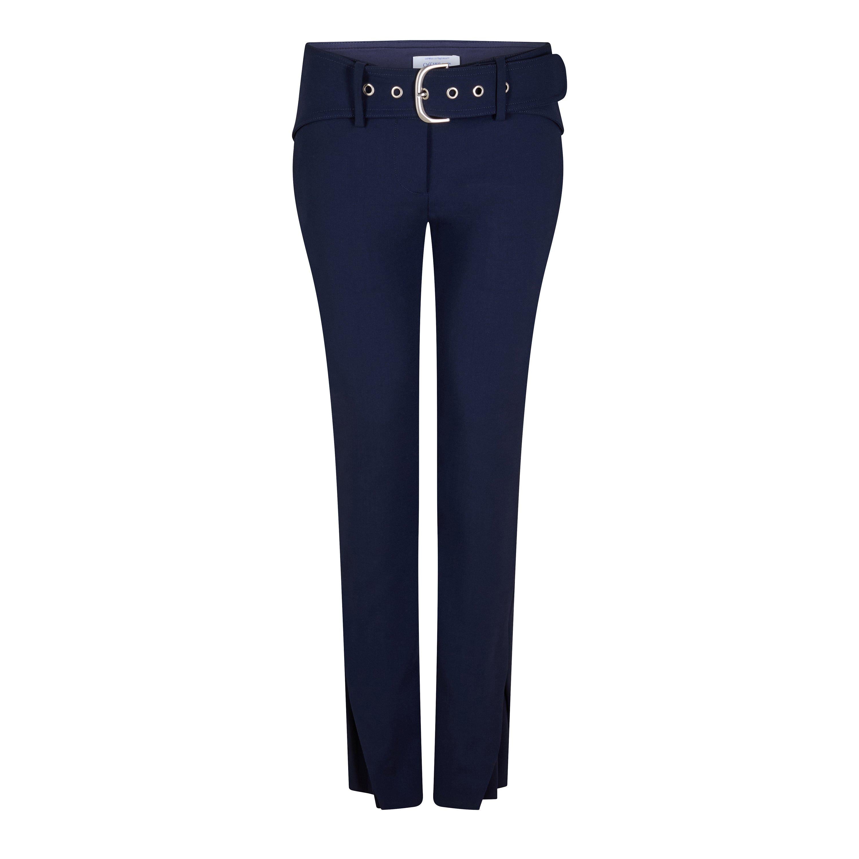 - Structured Stretch Suit Trousers