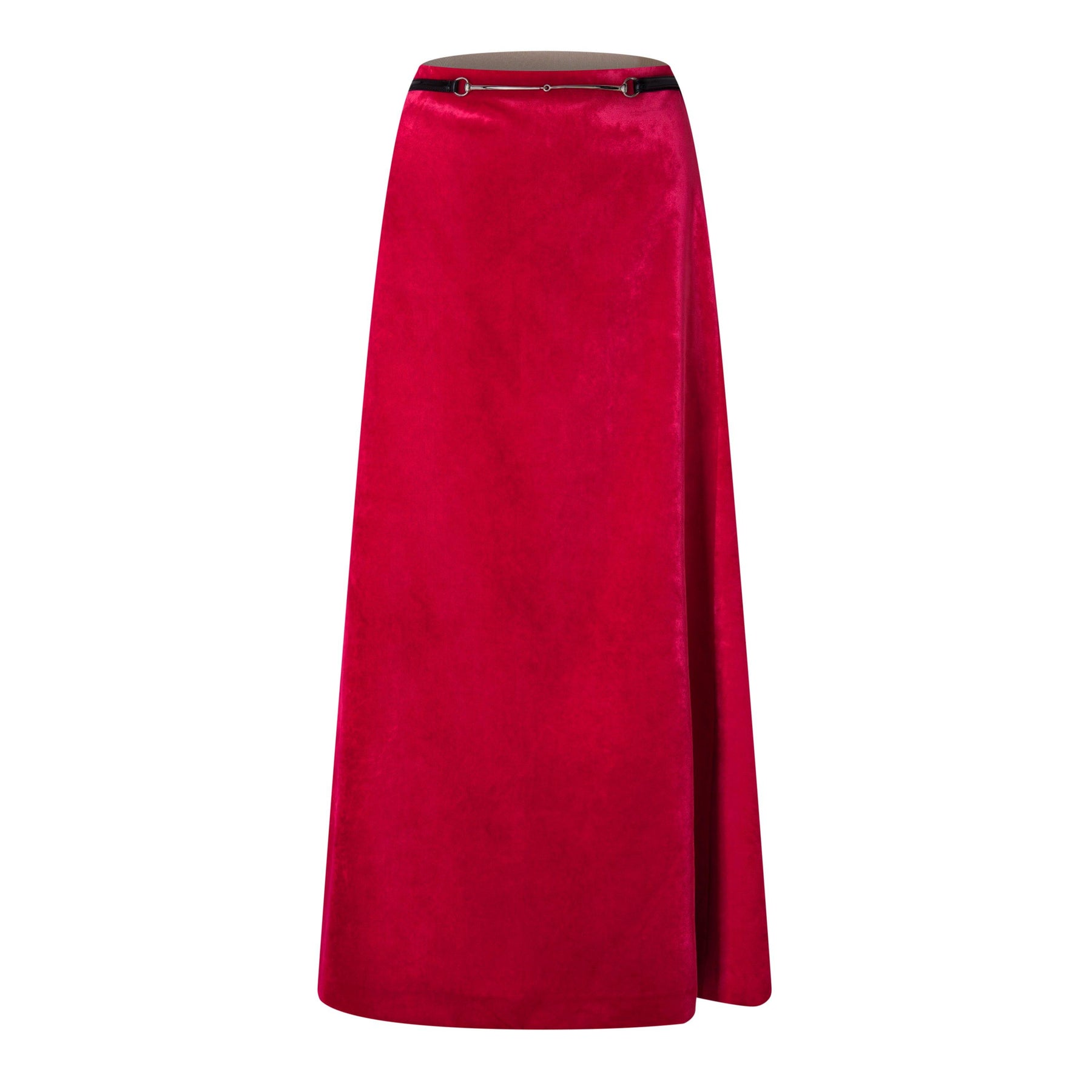 Velvet Midi Skirt