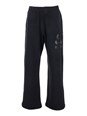Golden goose Black Jogger Pants with Logo Printed on the Side in Cotton Man
