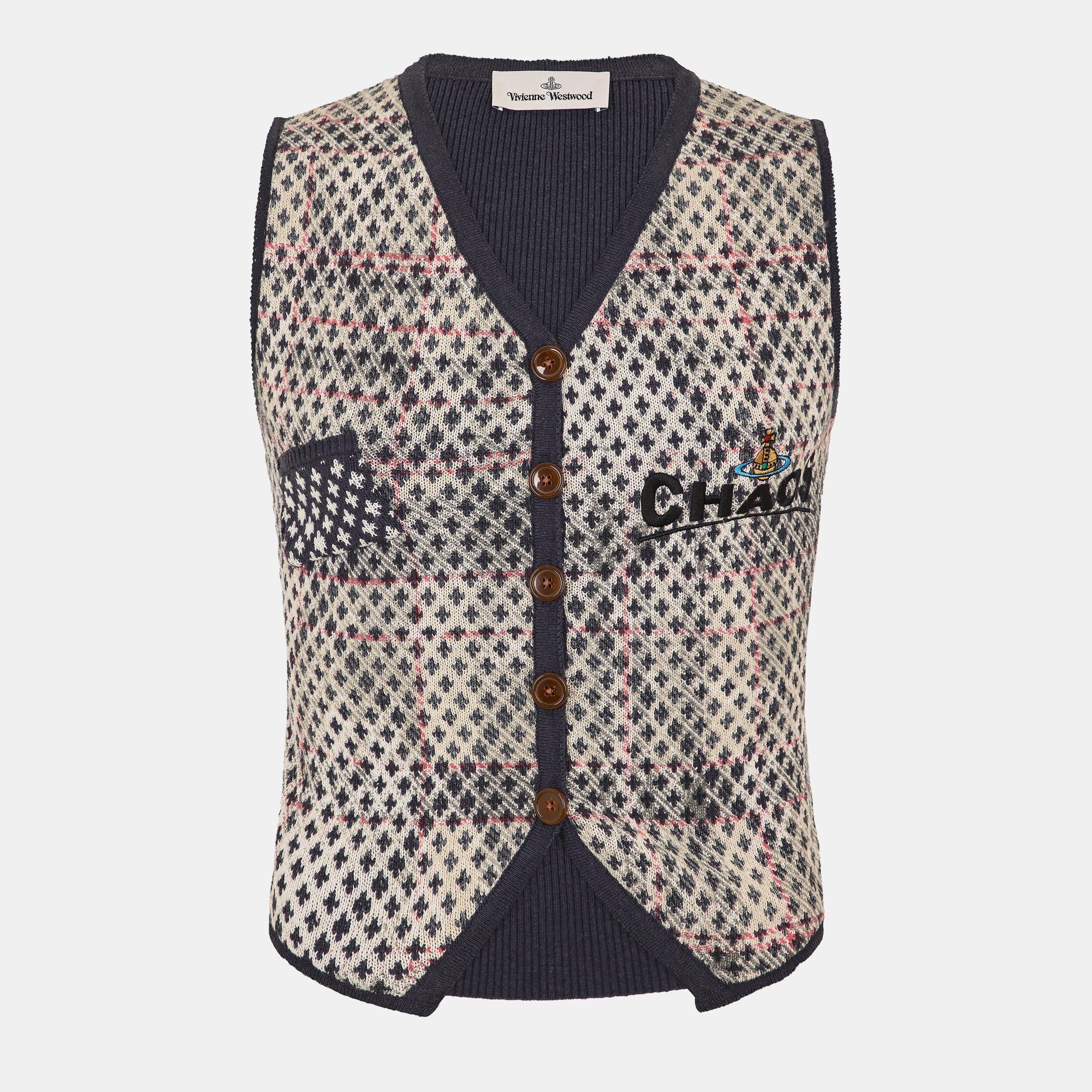Viv Tartan Strappy Muscle Vest