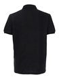 Dsquared2 Black Polo Shirt with Classic Collar and Logo Lettering on the Front in Cotton Woman