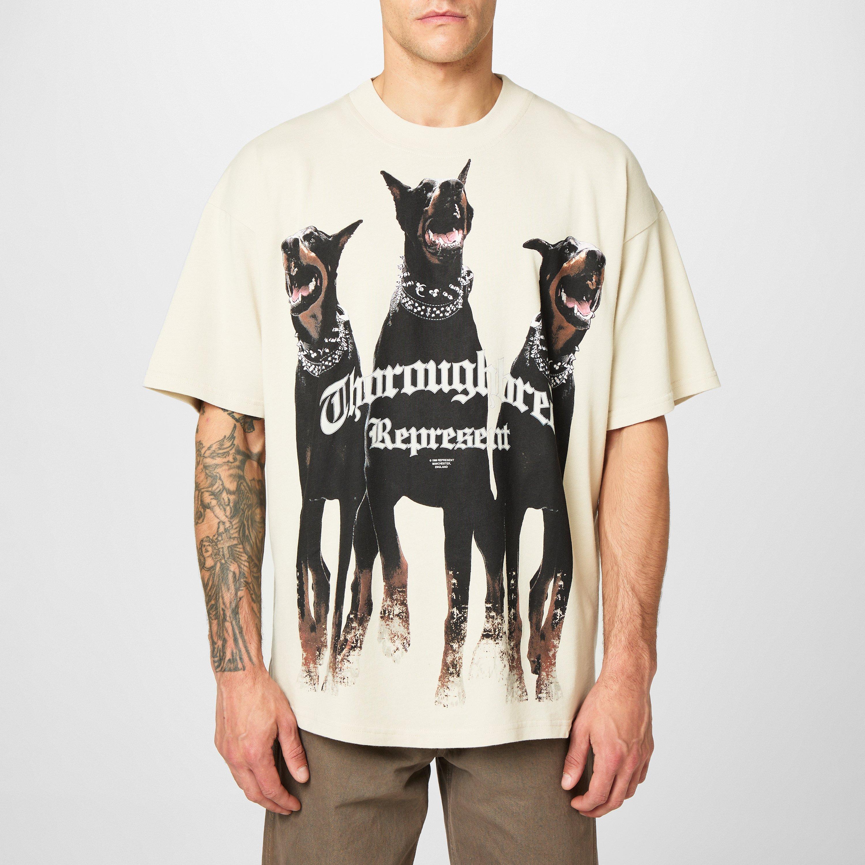Rep Thoroughbred T-Shirt, Bold Printed Graphic