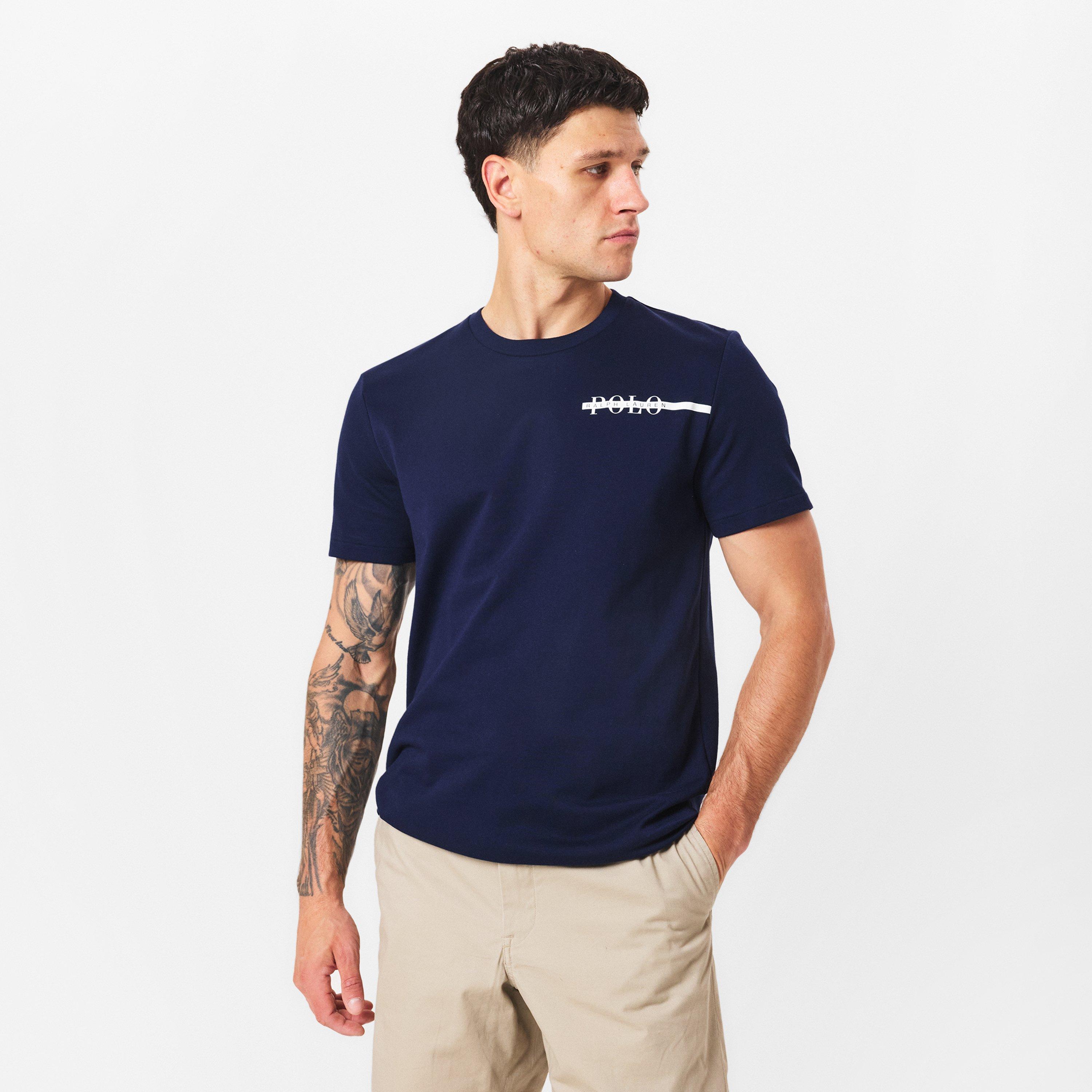 Men's Block Logo Regular Fit T-Shirt