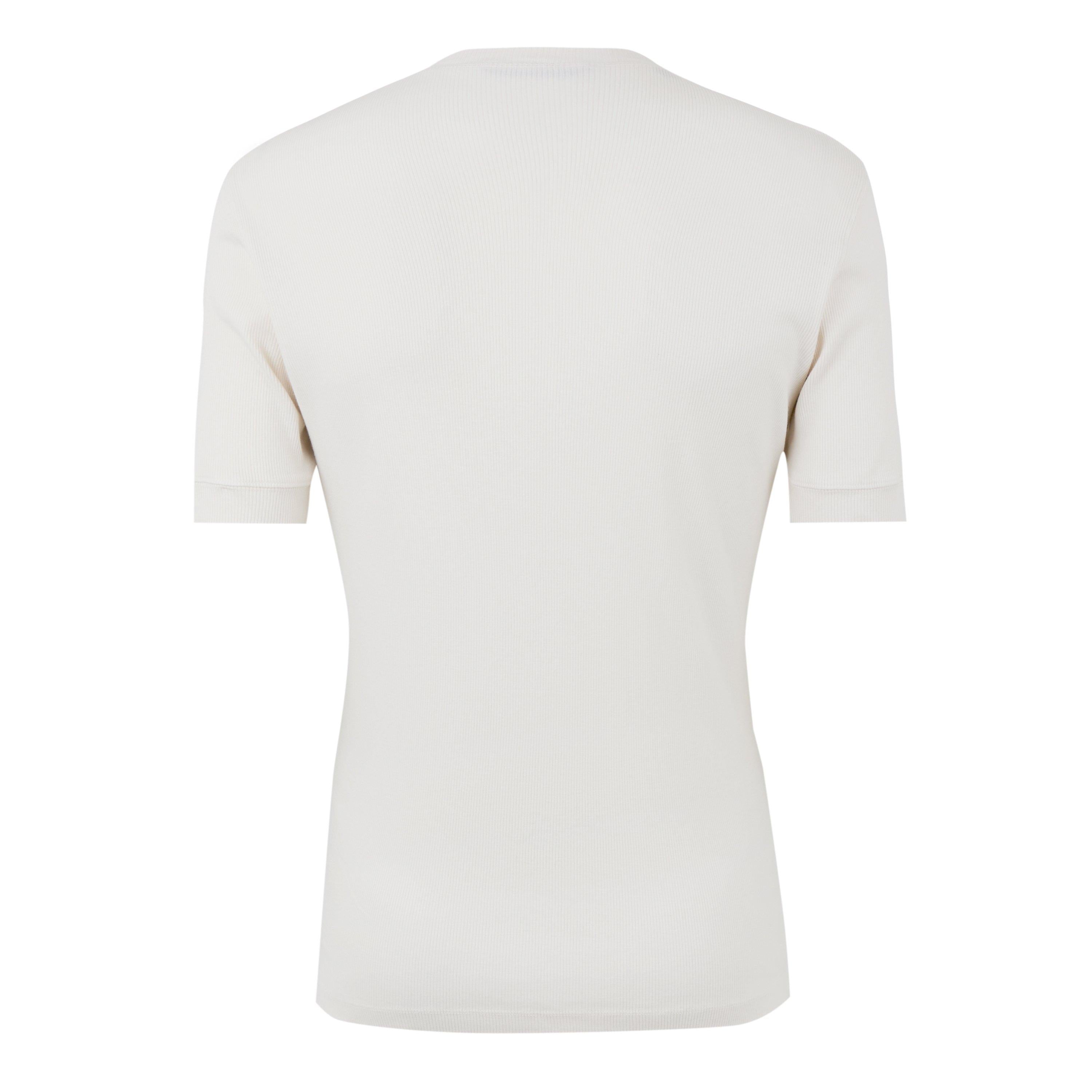 Ribbed Henley T-Shirt