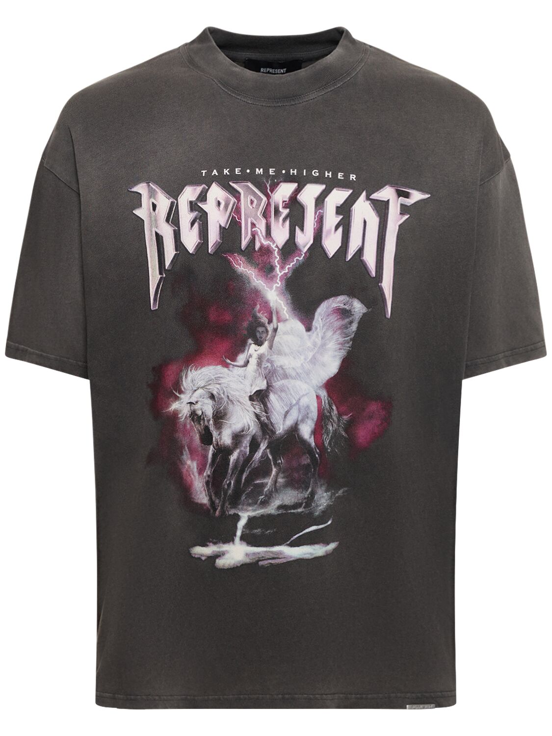 Represent Represent Take Me Higher printed cotton t-shirt - T-Shirts | Shop From The Mirage