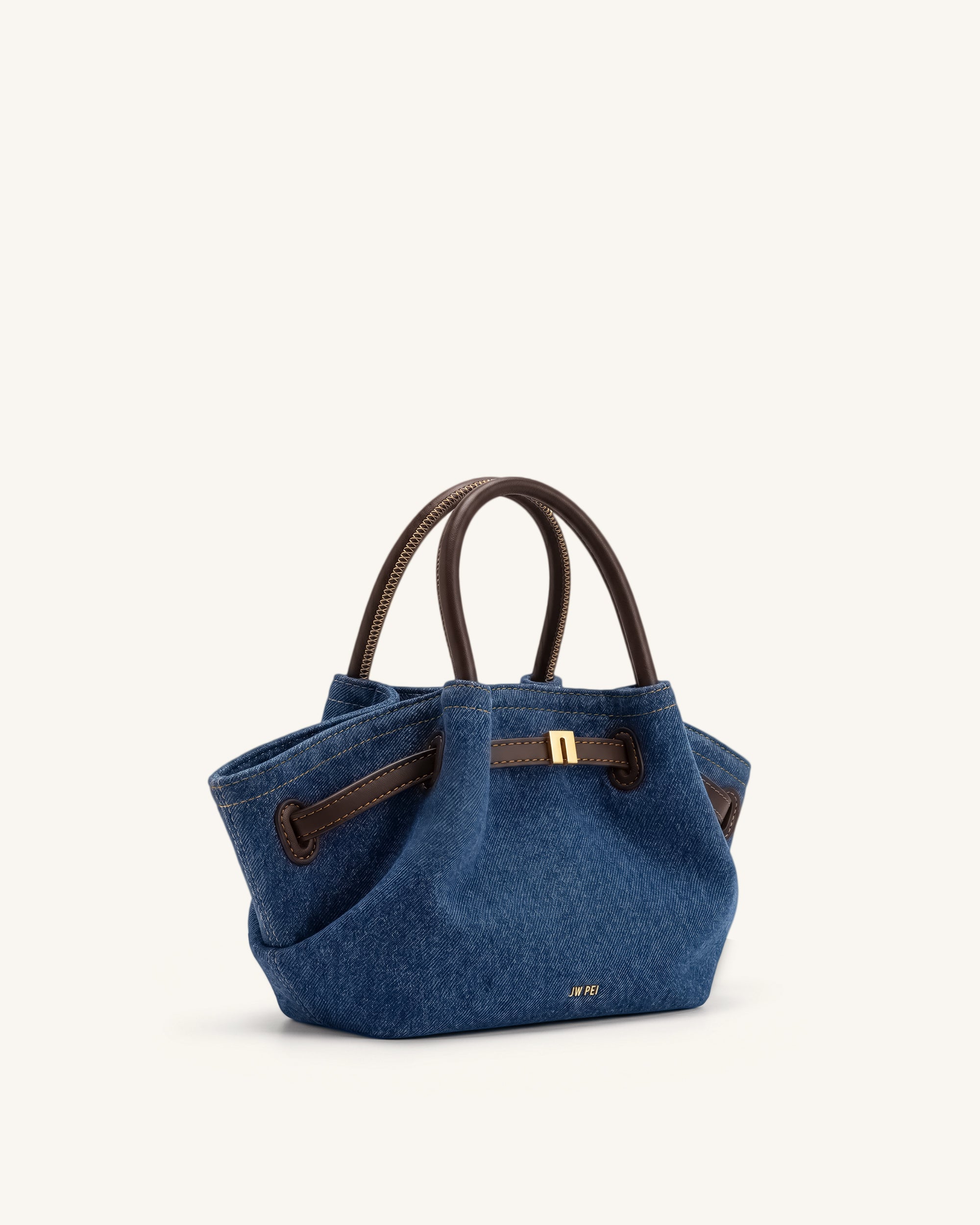 Hana Mini Tote Bag - Blue Denim