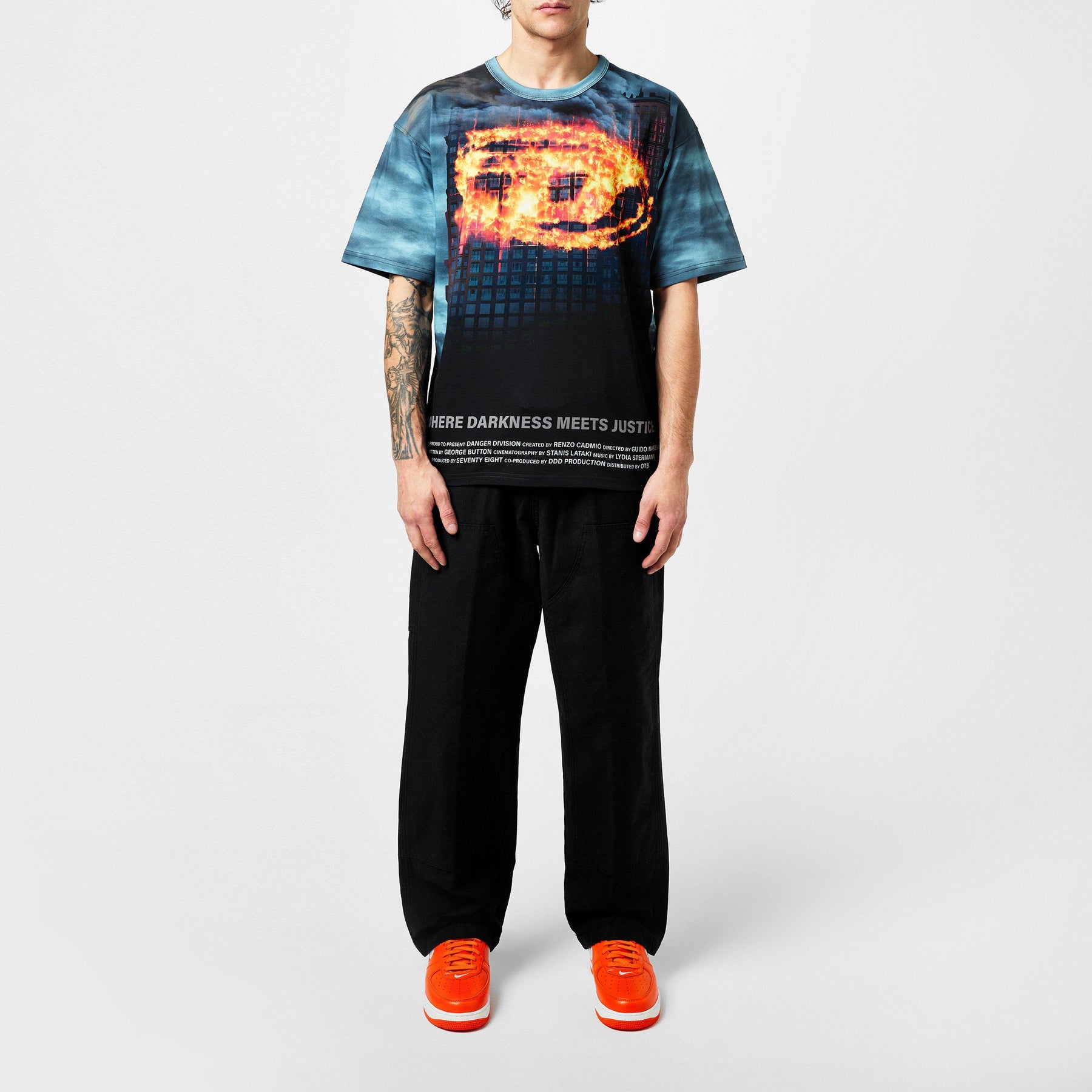 Burning Oval D Poster T-Shirt