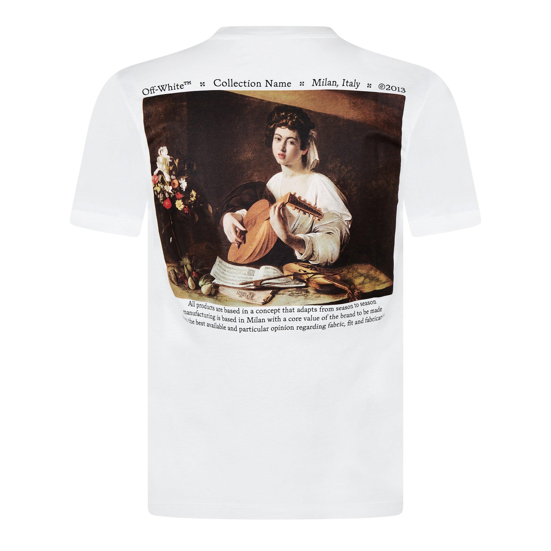 Caravaggio Lute-Print T-Shirt