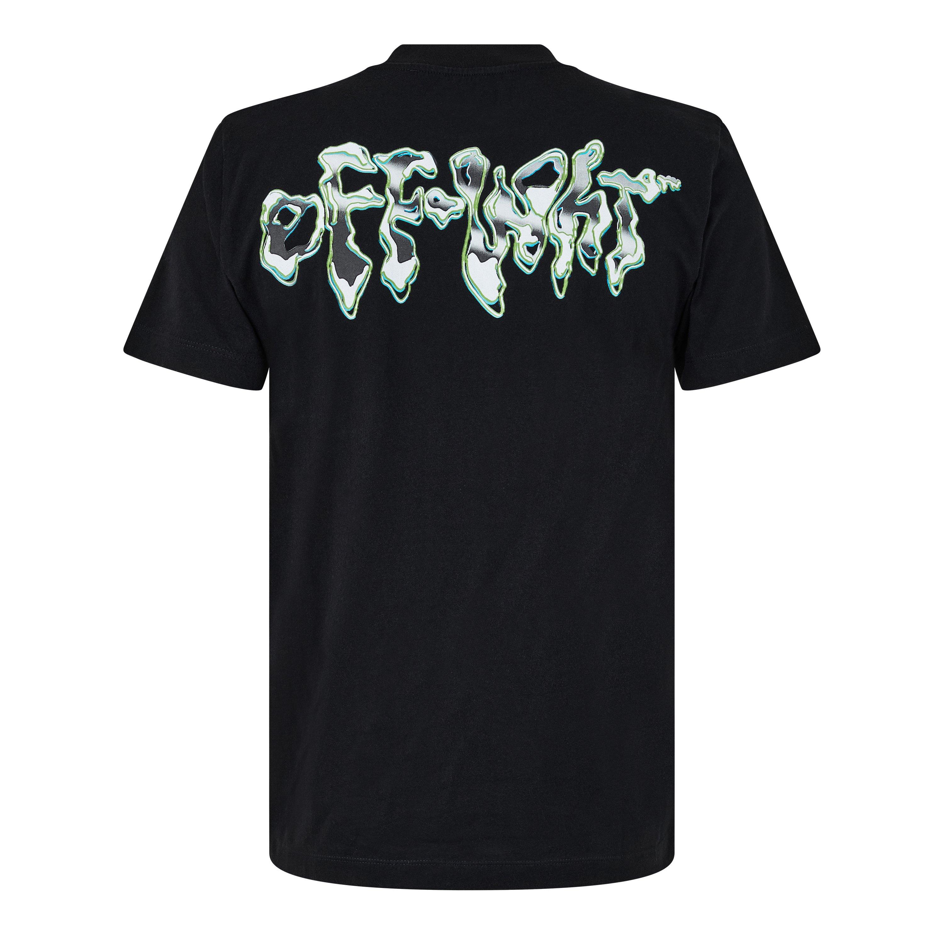 Liquid T-Shirt with Printed Logo Motif