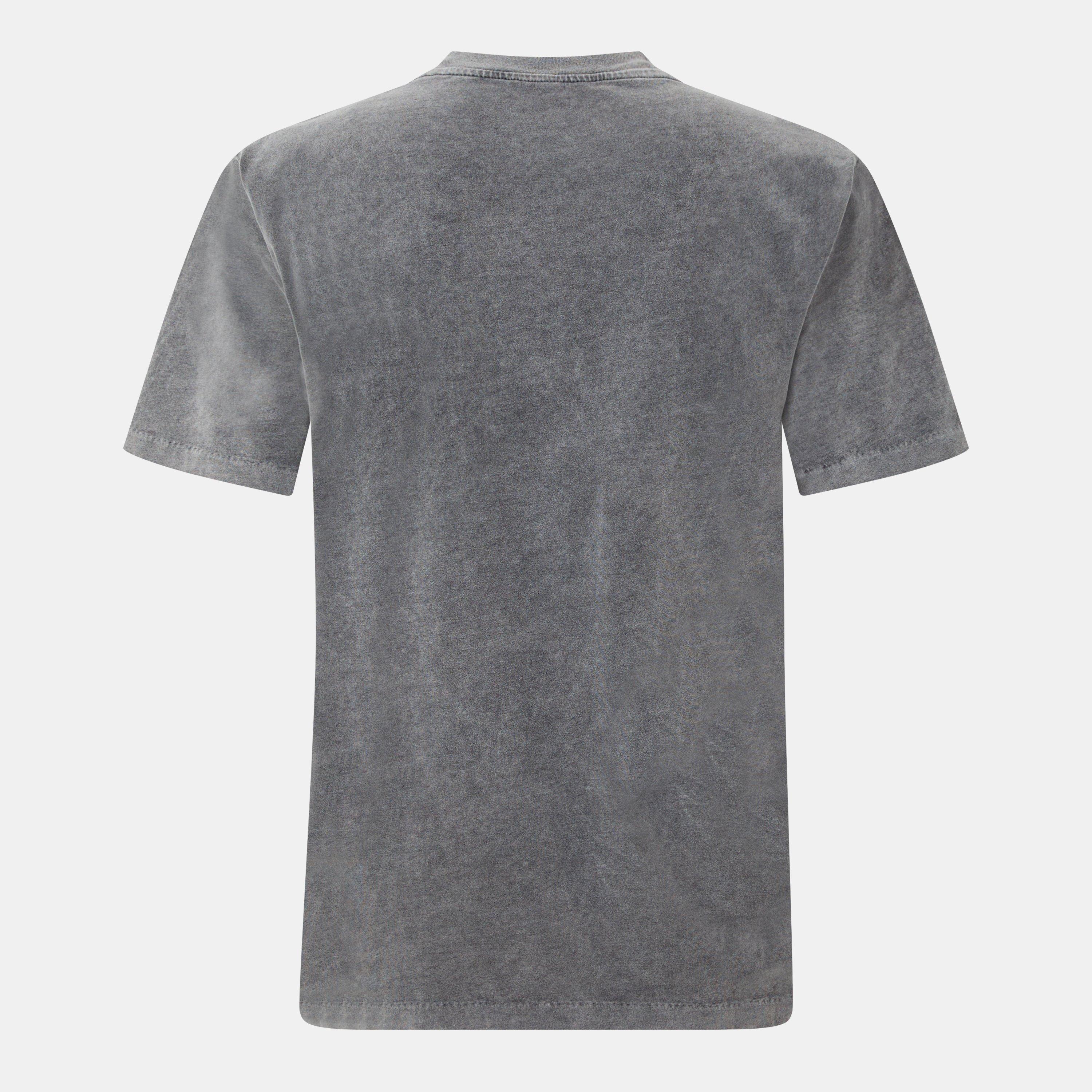 Metal R Cotton Short Sleeve Oversized T-Shirt