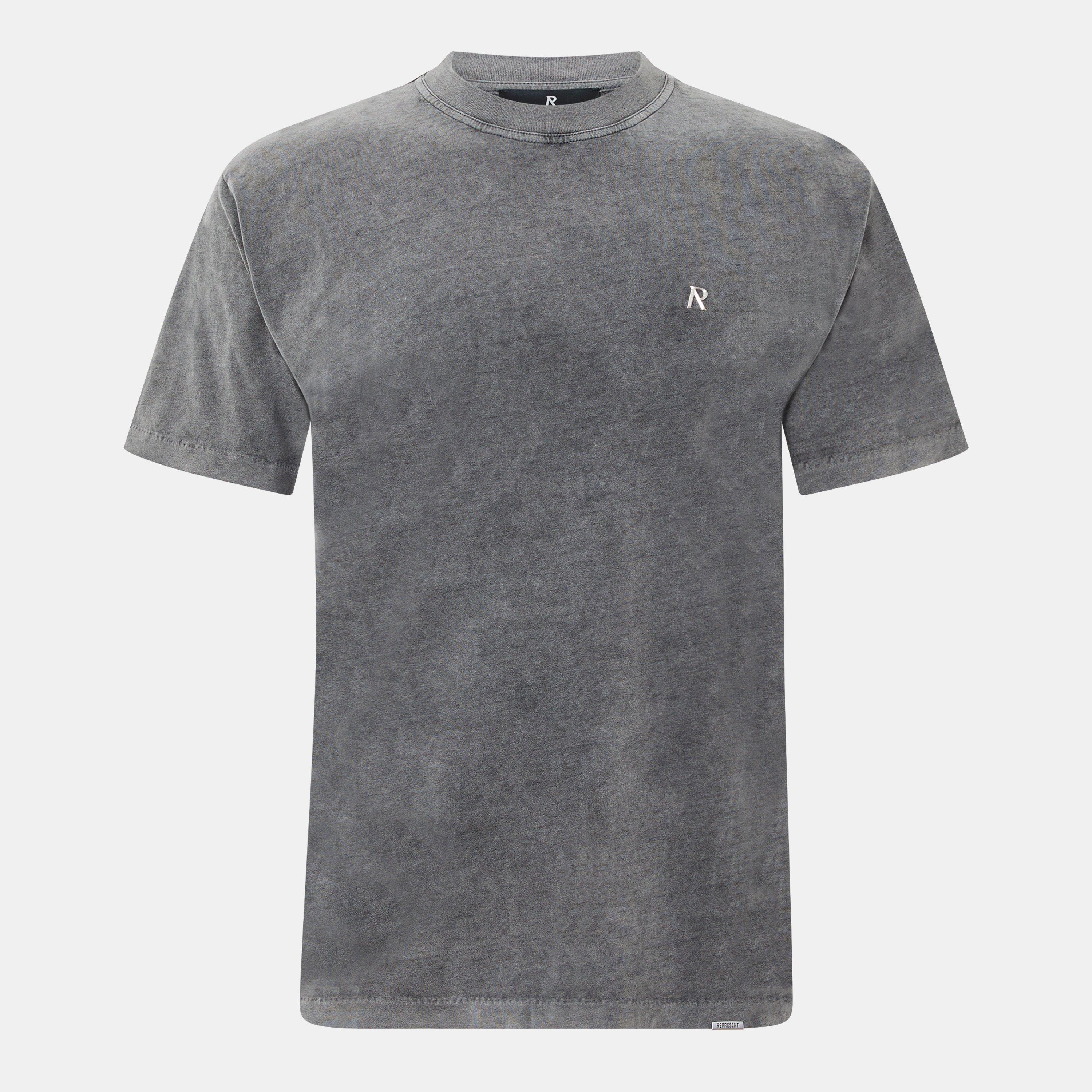 Metal R Cotton Short Sleeve Oversized T-Shirt